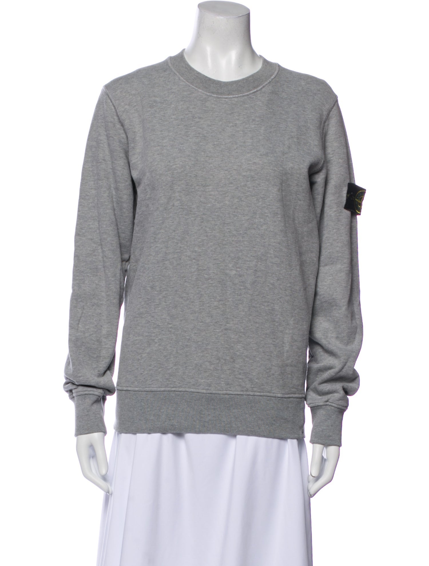 Stone Island Crew Neck Long Sleeve Sweatshirt
