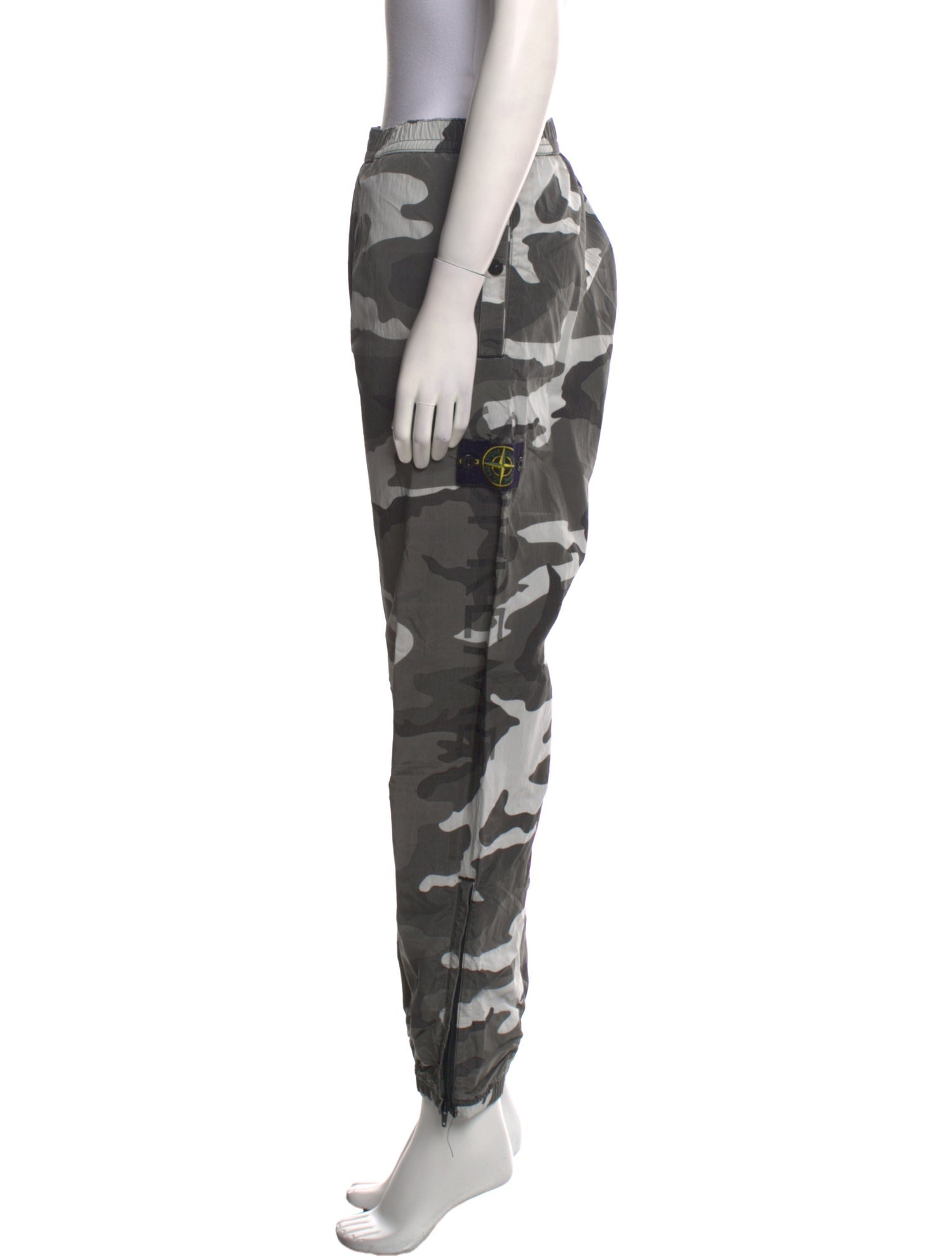 Stone Island Printed Straight Leg Pants