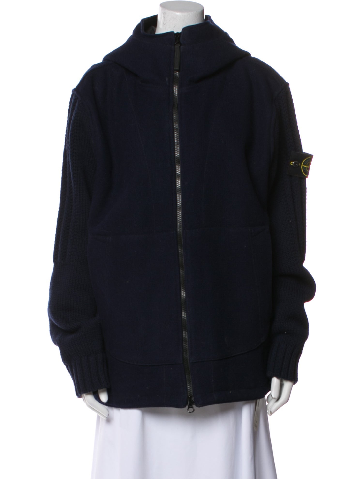 Stone Island Wool Bomber Jacket