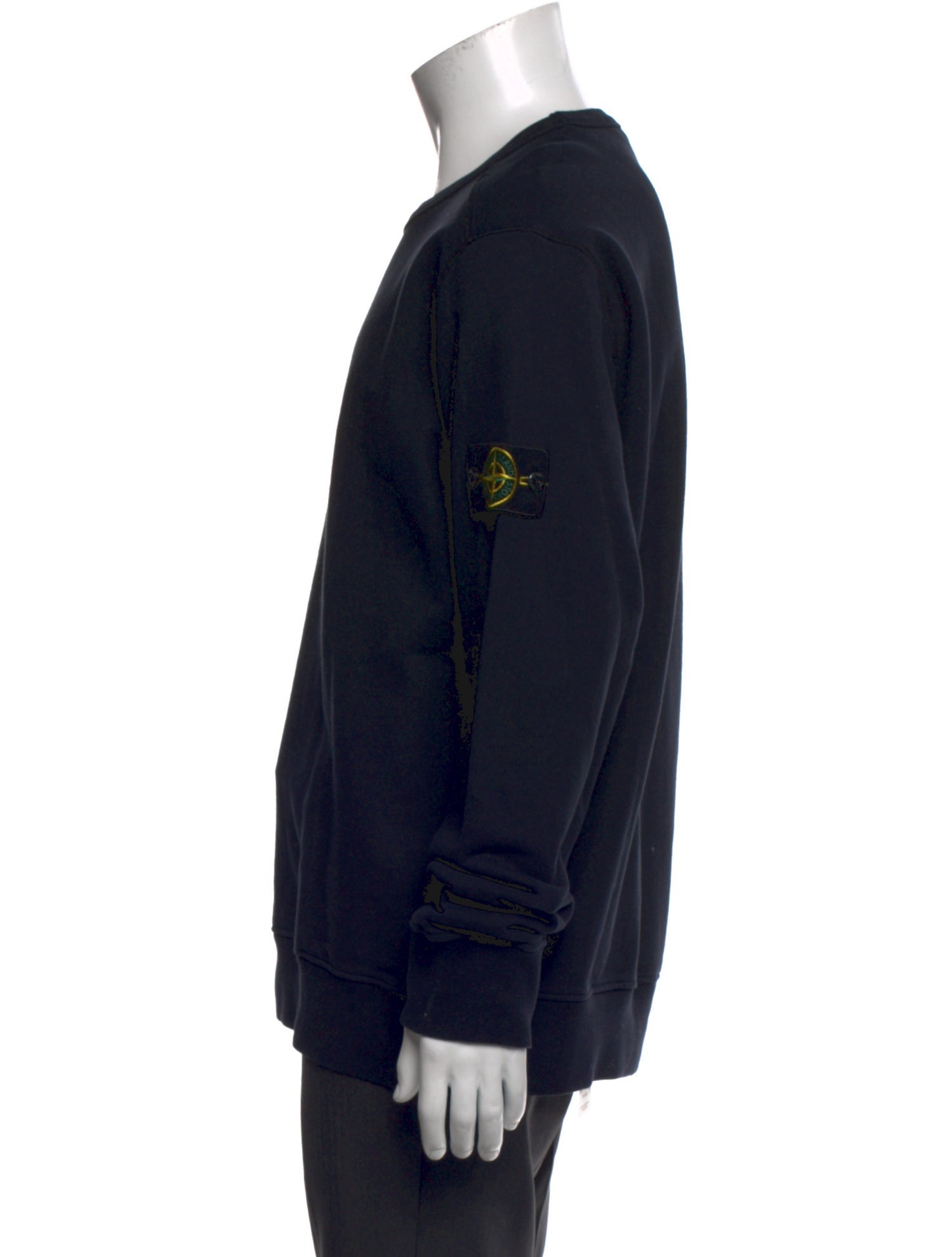 Stone Island Crew Neck Long Sleeve Sweatshirt
