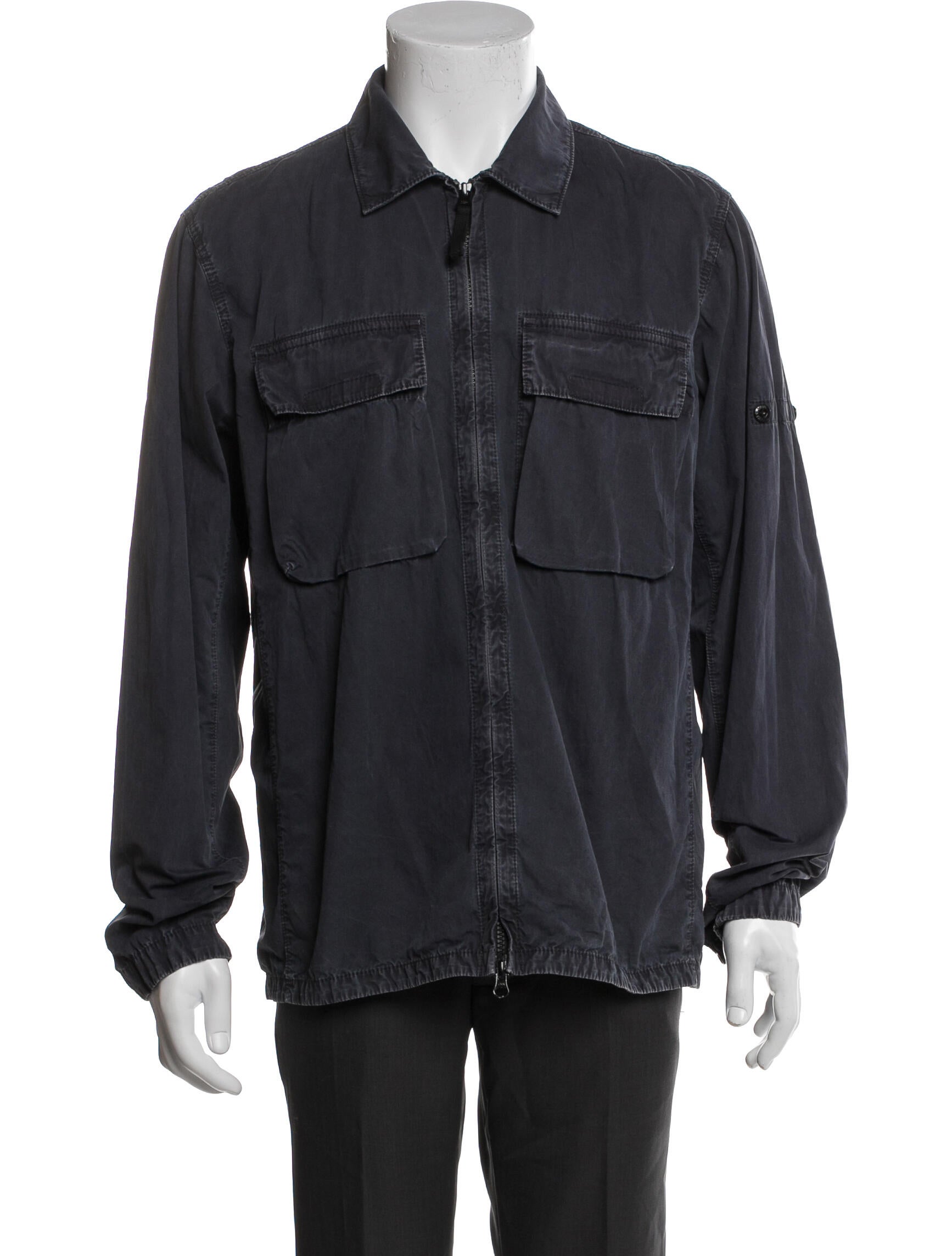 Stone Island Long Sleeve Denim Shirt