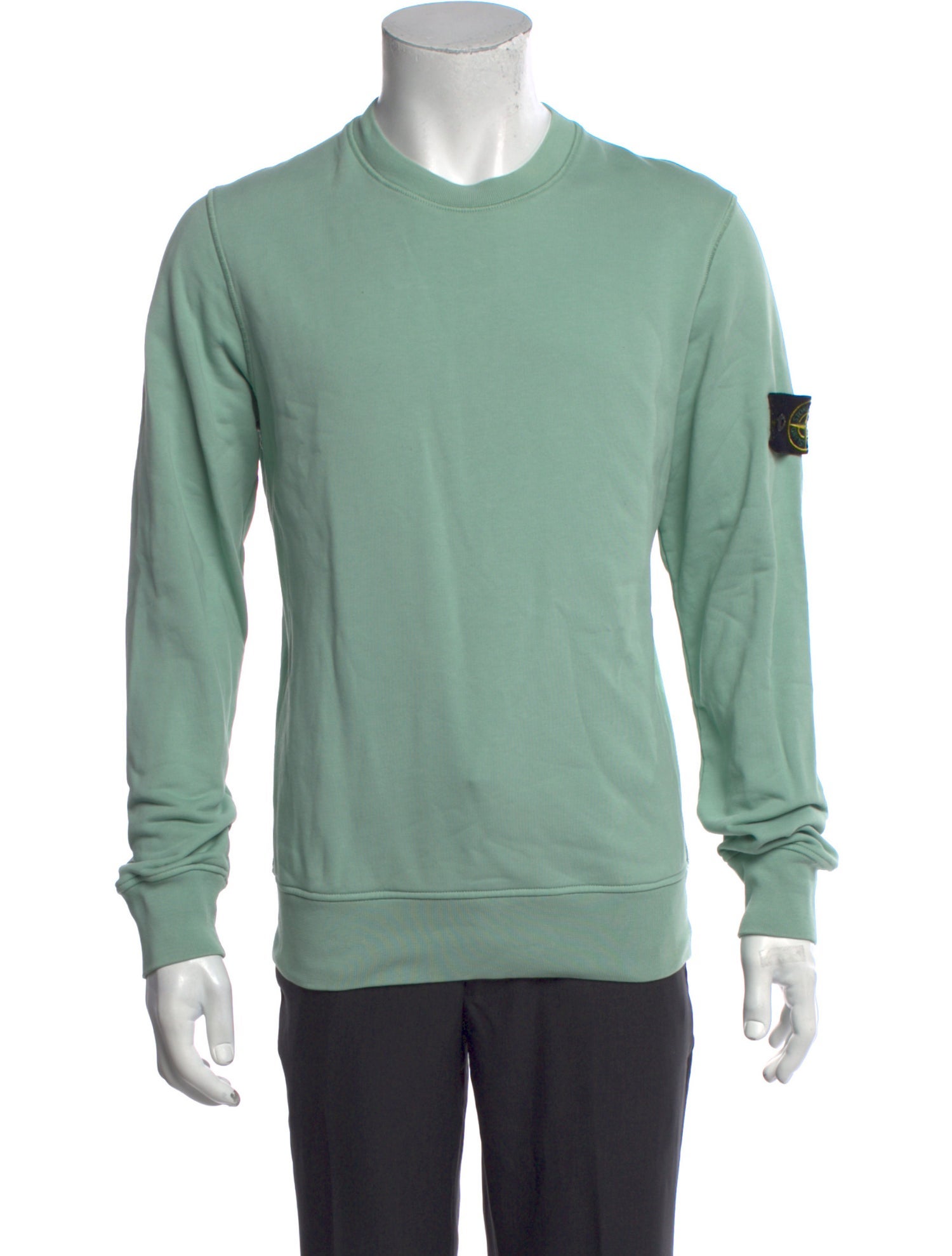 Stone Island Crew Neck Long Sleeve Sweatshirt