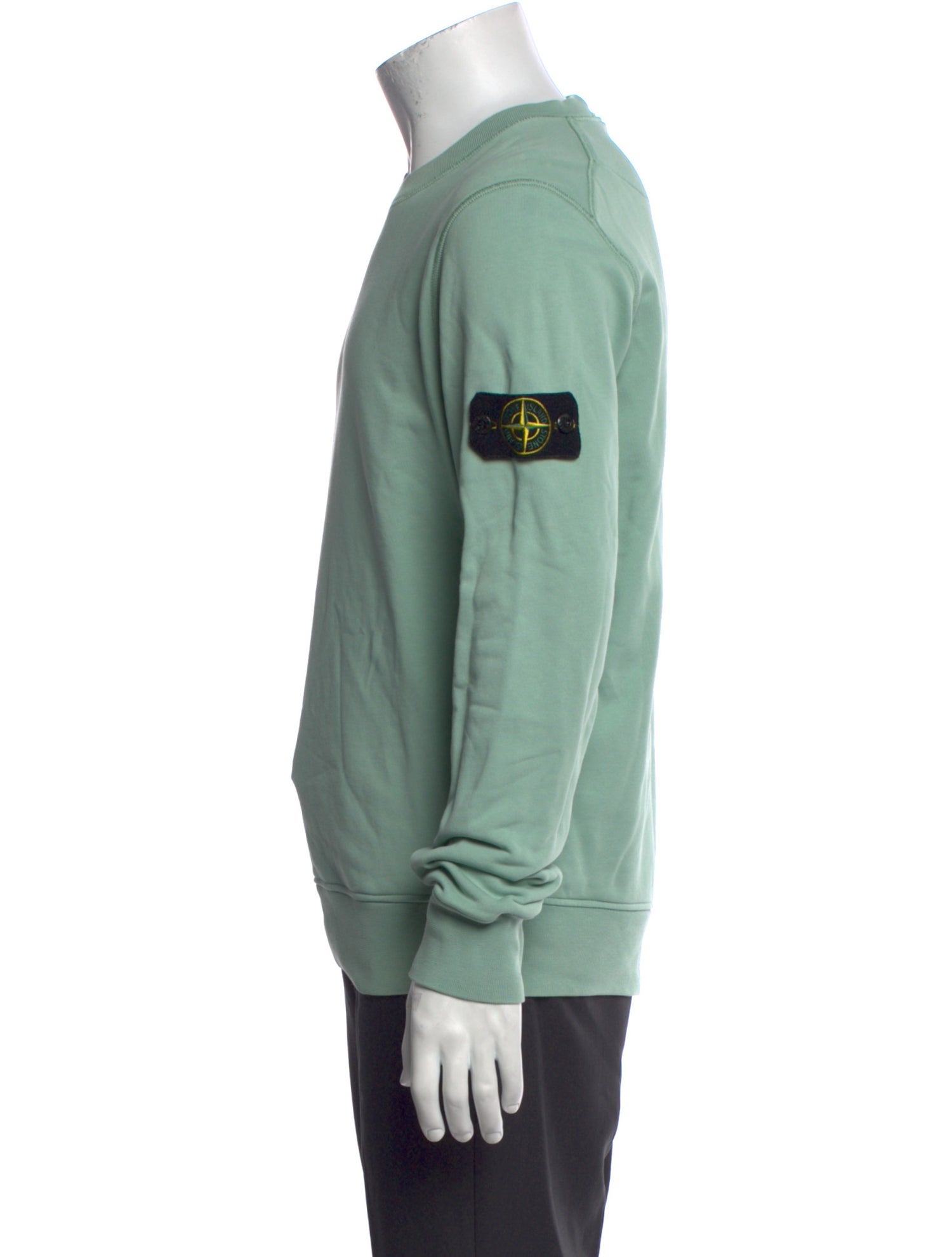 Stone Island Crew Neck Long Sleeve Sweatshirt