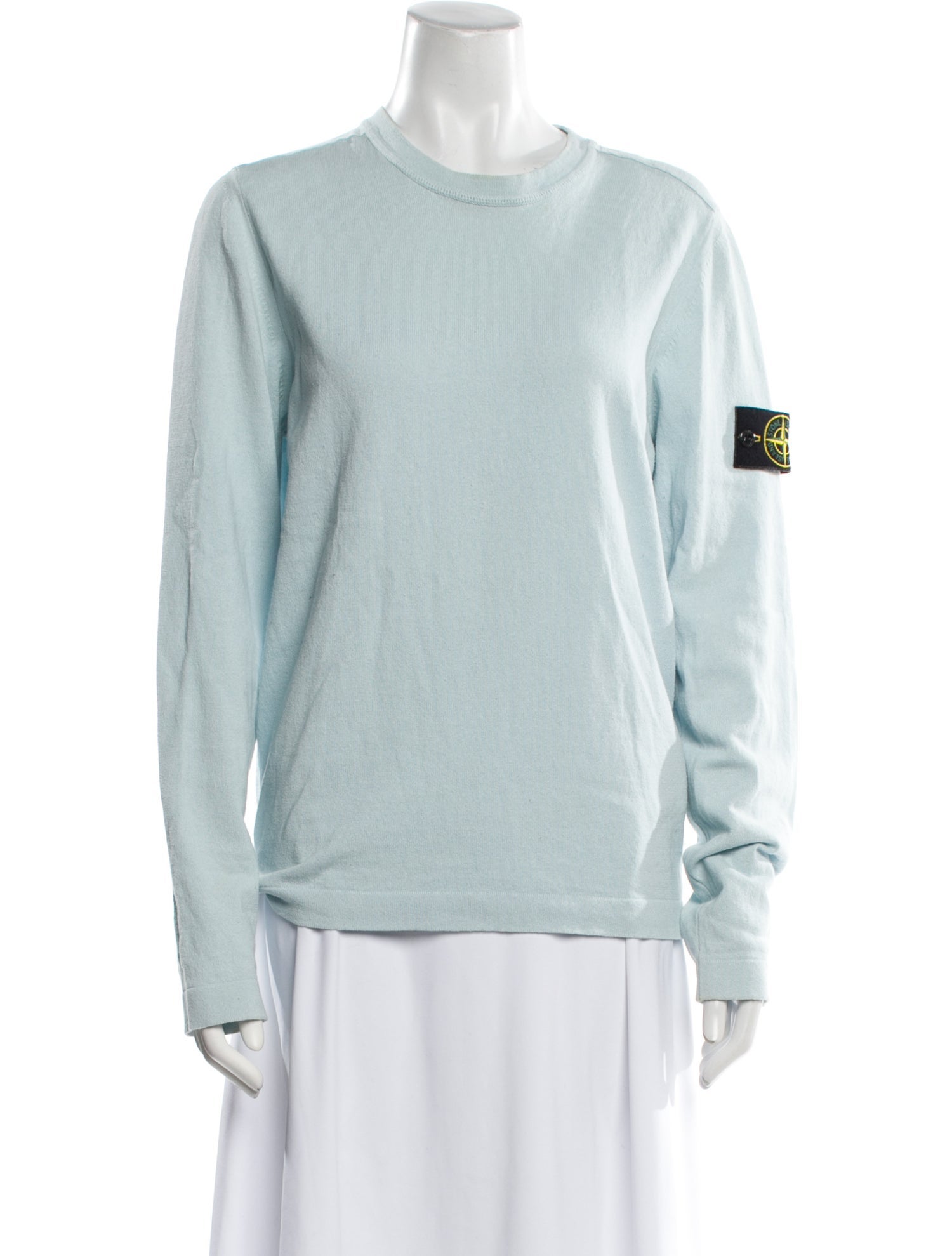 Stone Island Crew Neck Long Sleeve Sweatshirt
