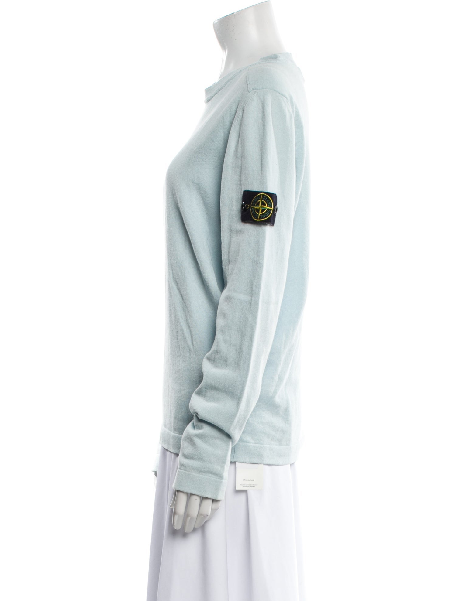 Stone Island Crew Neck Long Sleeve Sweatshirt