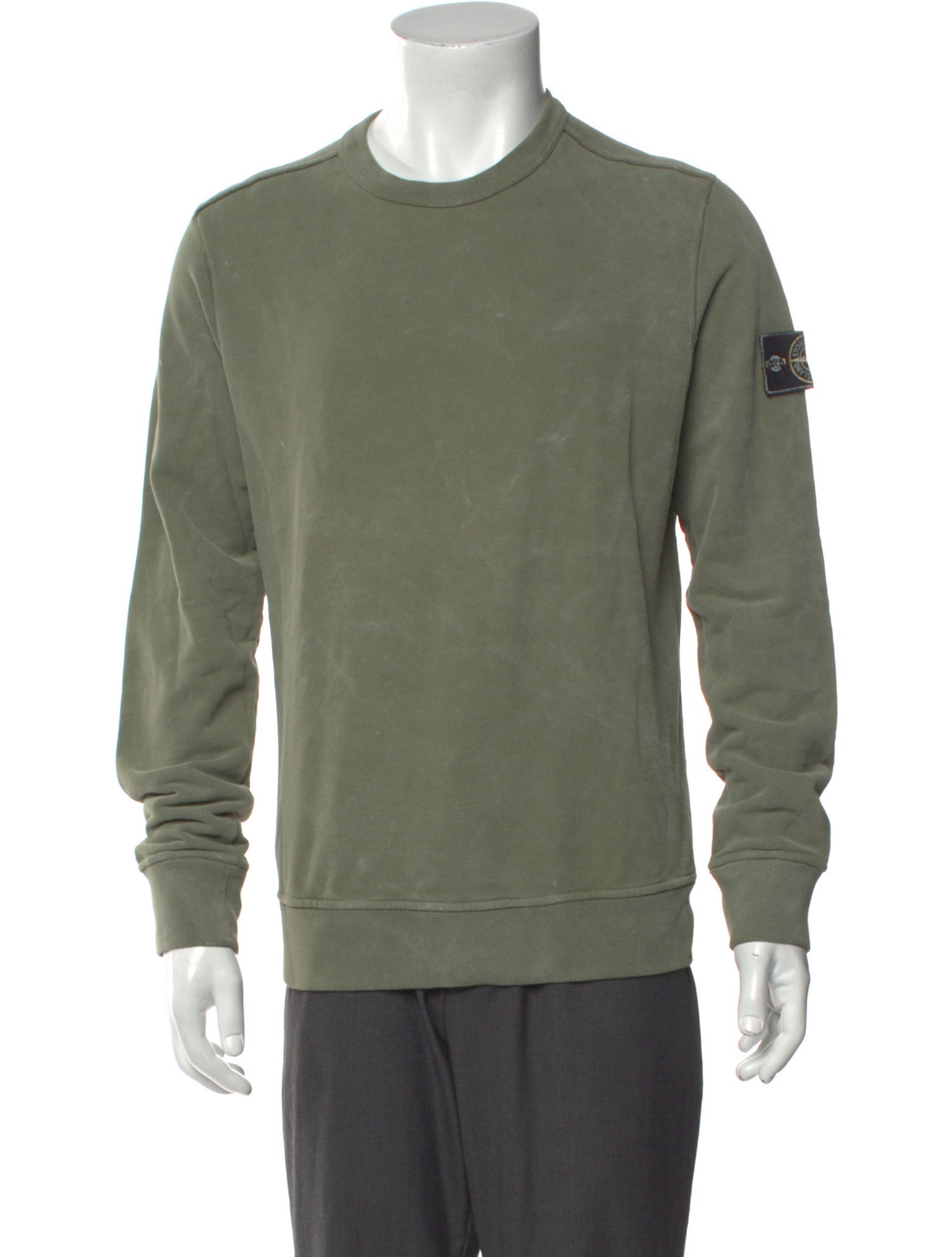 Stone Island Crew Neck Long Sleeve Pullover
