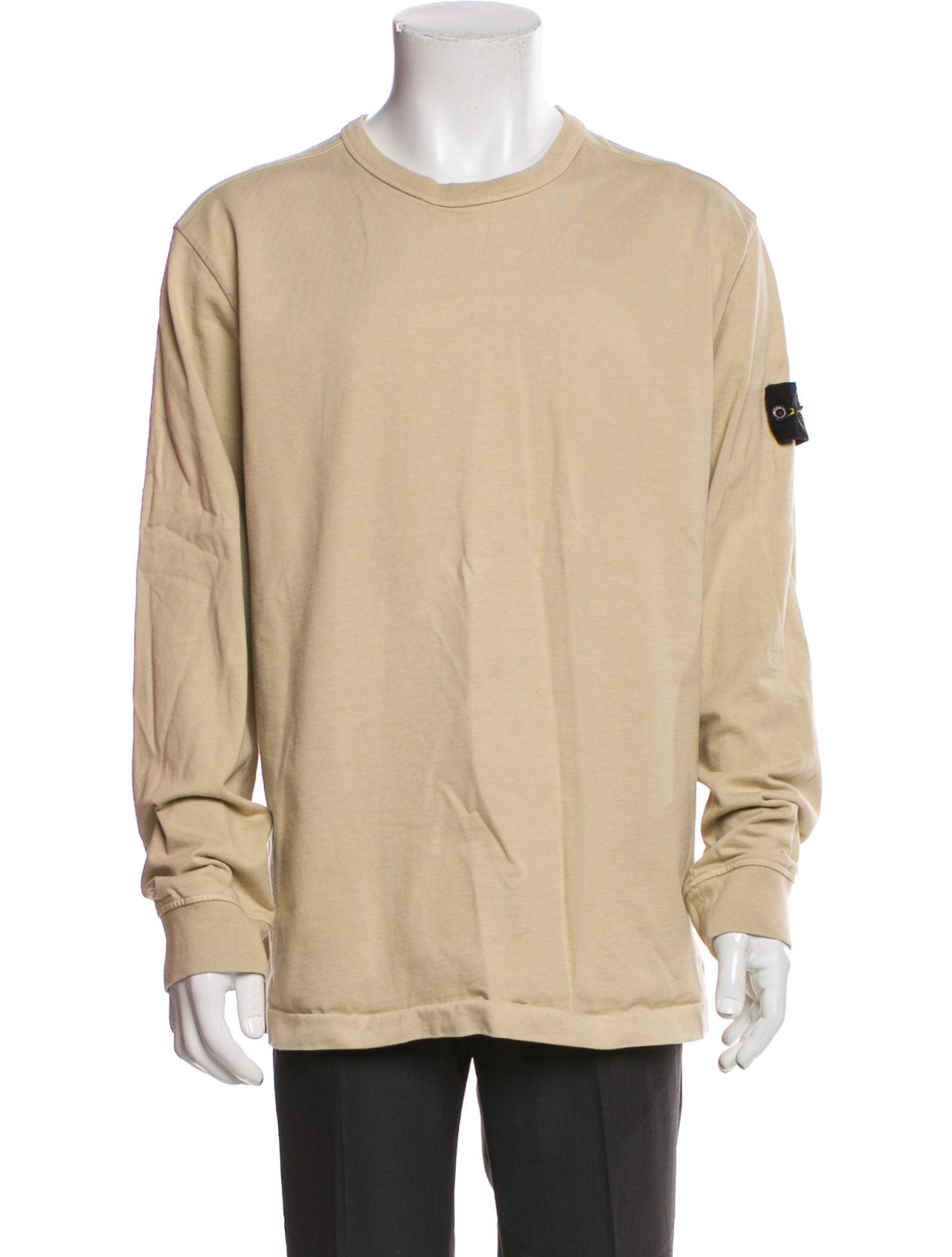 Stone Island Crew Neck Long Sleeve Sweatshirt