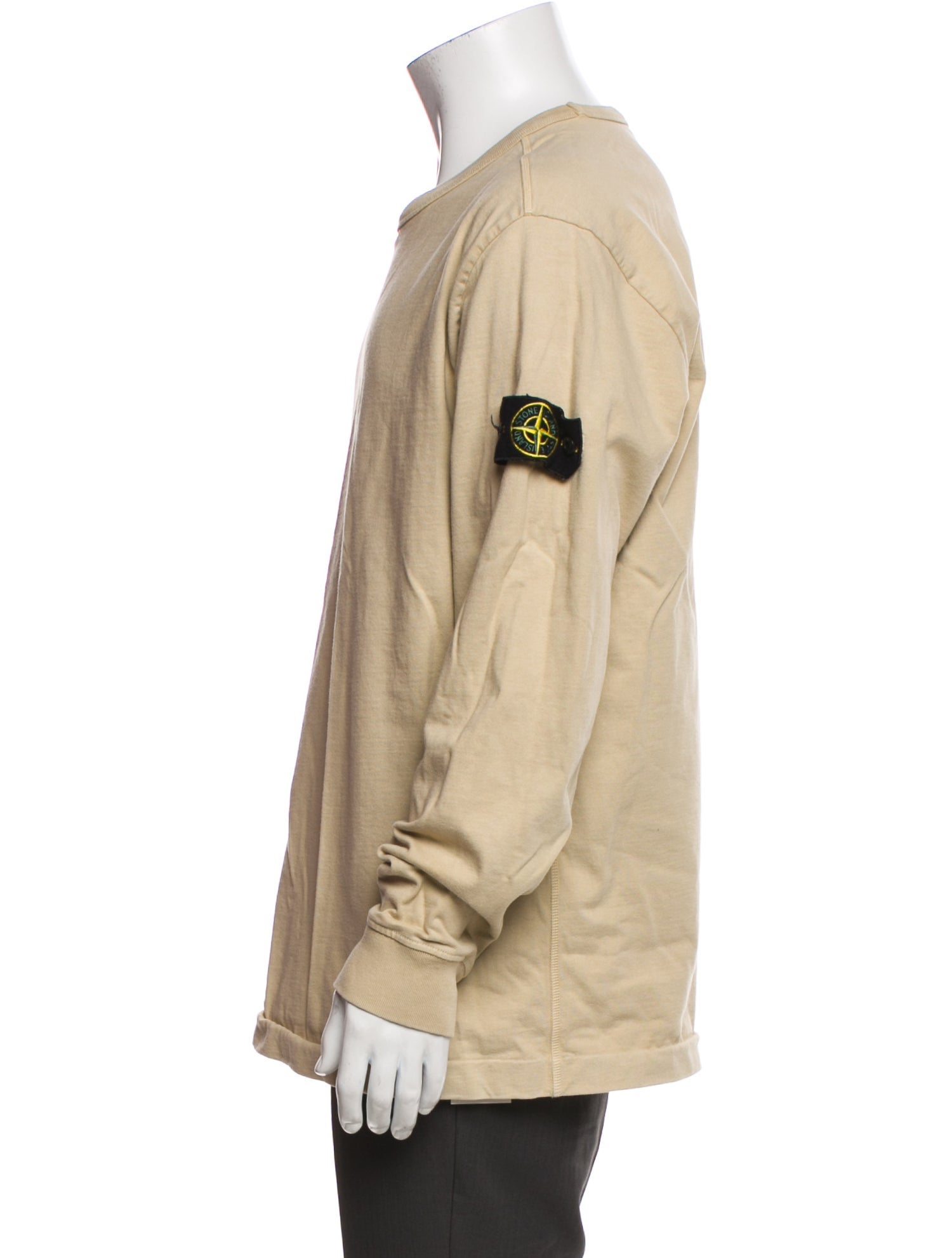 Stone Island Crew Neck Long Sleeve Sweatshirt