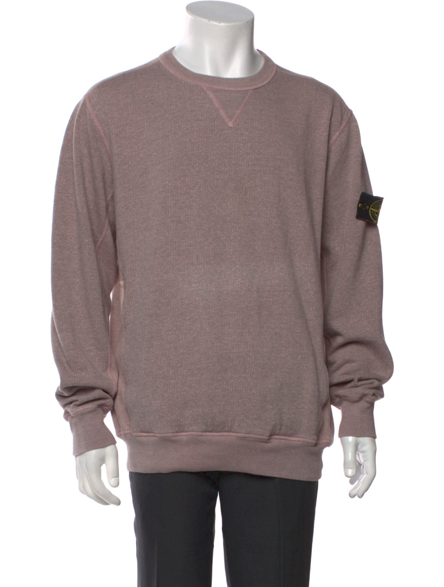Stone Island Crew Neck Long Sleeve Sweatshirt