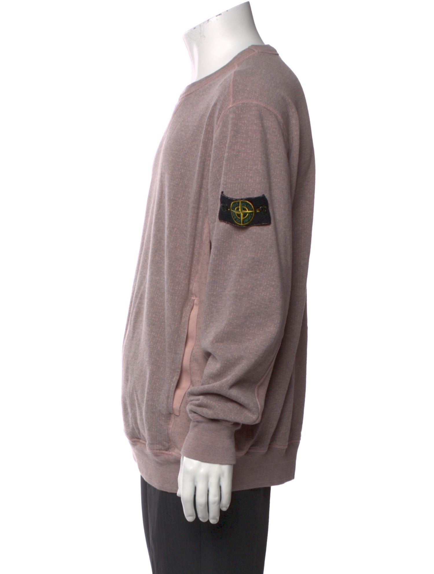 Stone Island Crew Neck Long Sleeve Sweatshirt
