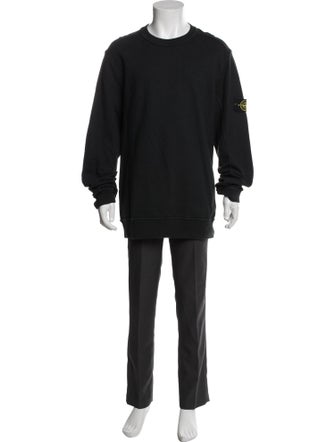 Stone Island Crew Neck Long Sleeve Sweatshirt