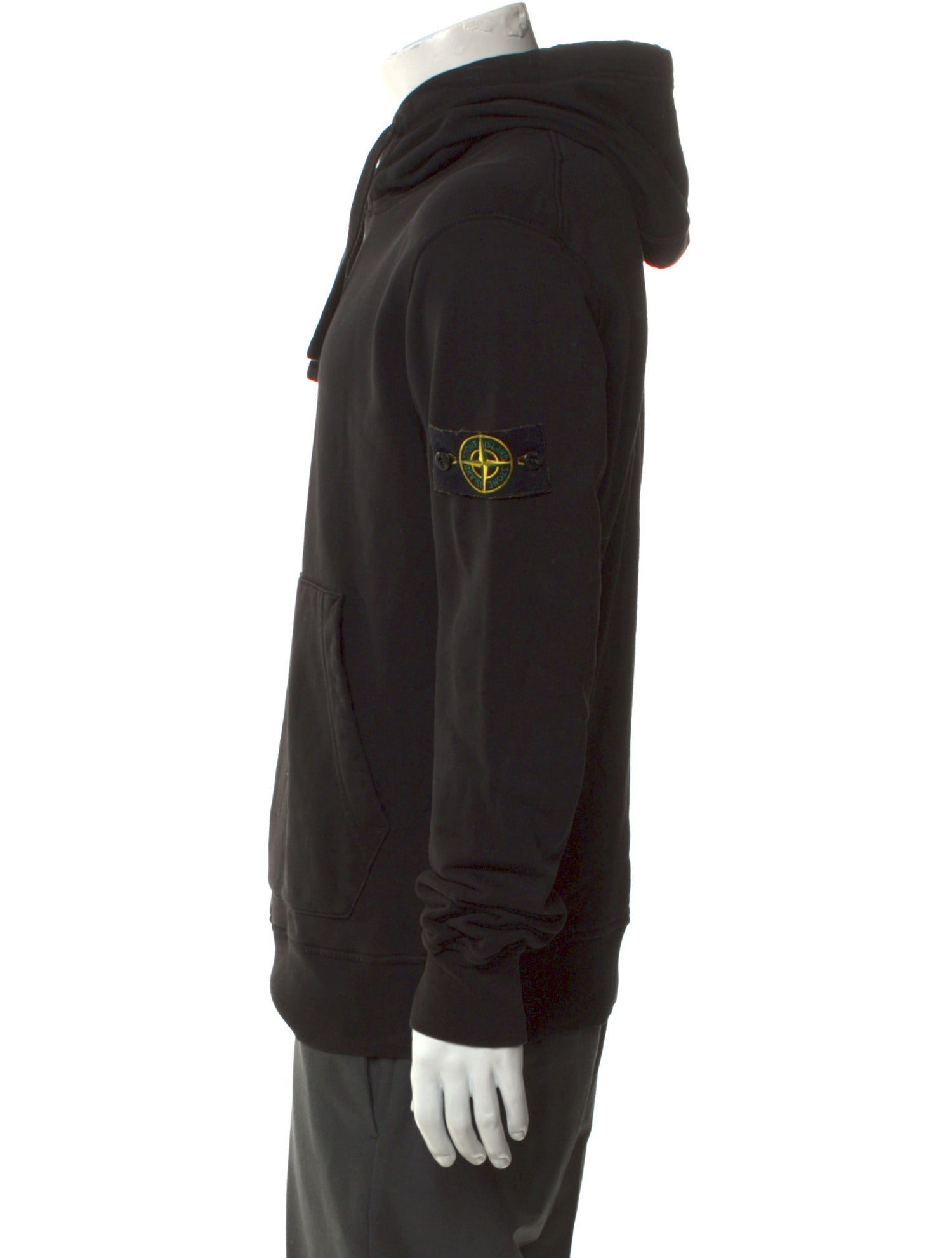 Stone Island Crew Neck Long Sleeve Hoodie