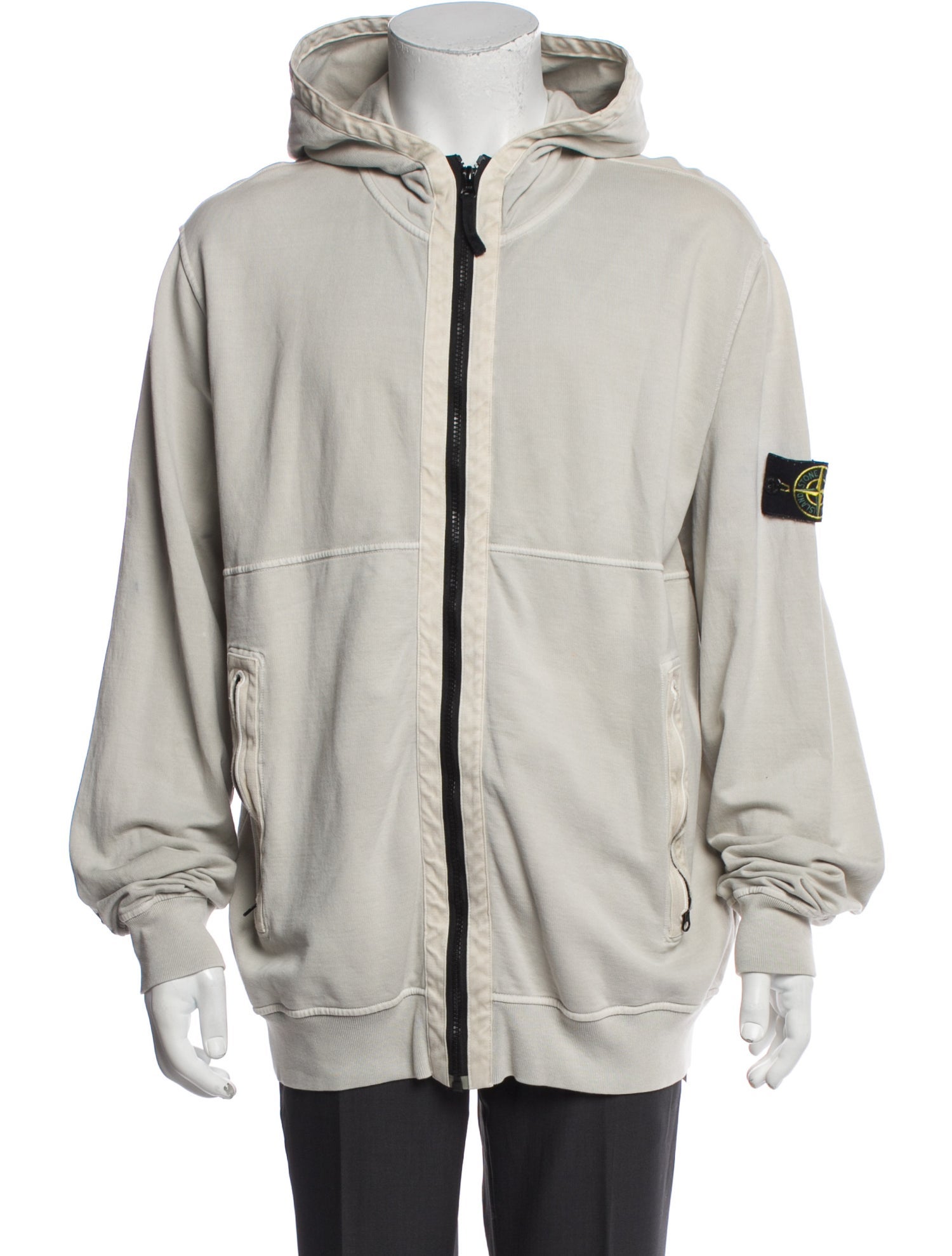 Stone Island Crew Neck Long Sleeve Hoodie