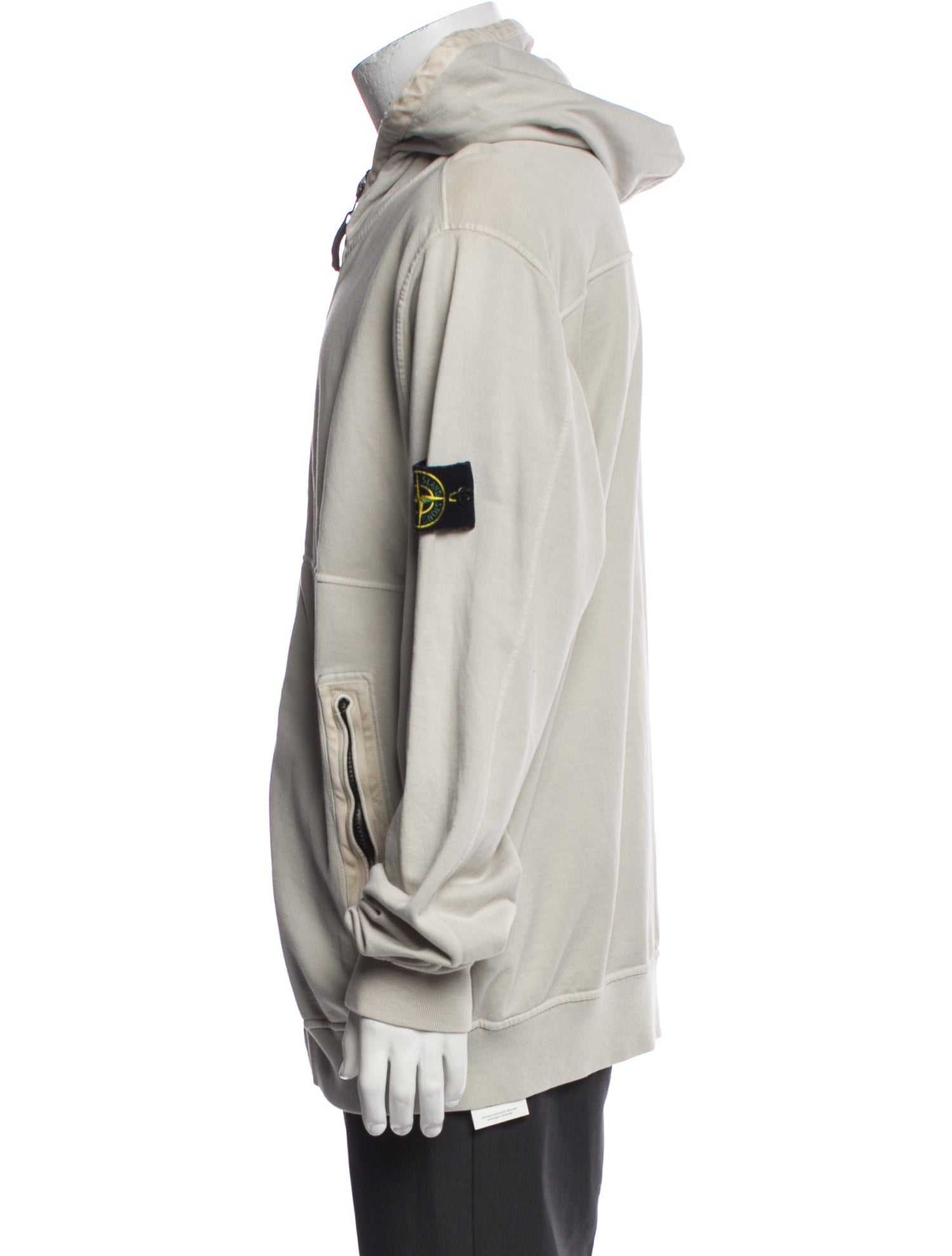 Stone Island Crew Neck Long Sleeve Hoodie
