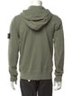 Stone Island V-Neck Long Sleeve Hoodie