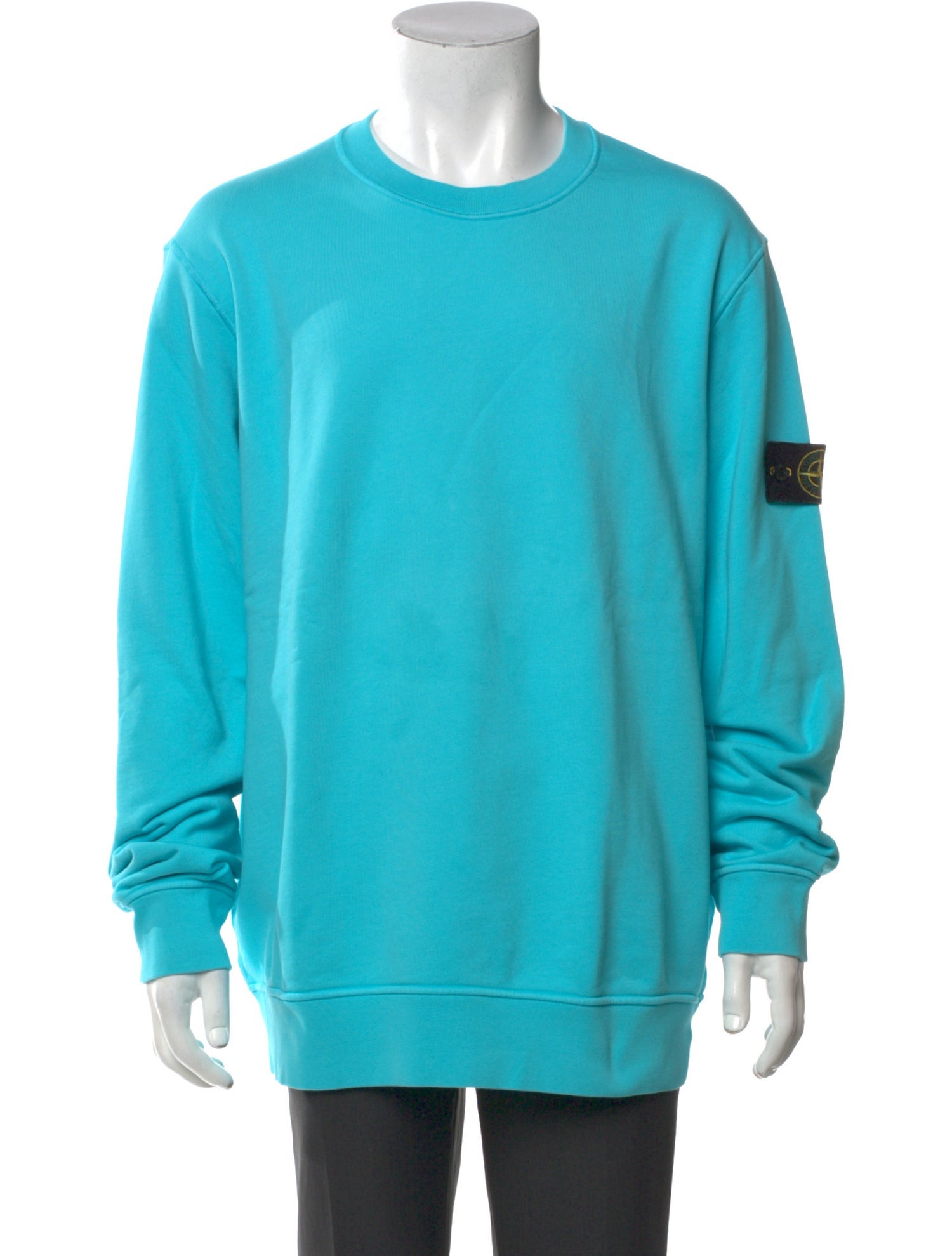 Stone Island Crew Neck Long Sleeve Sweatshirt