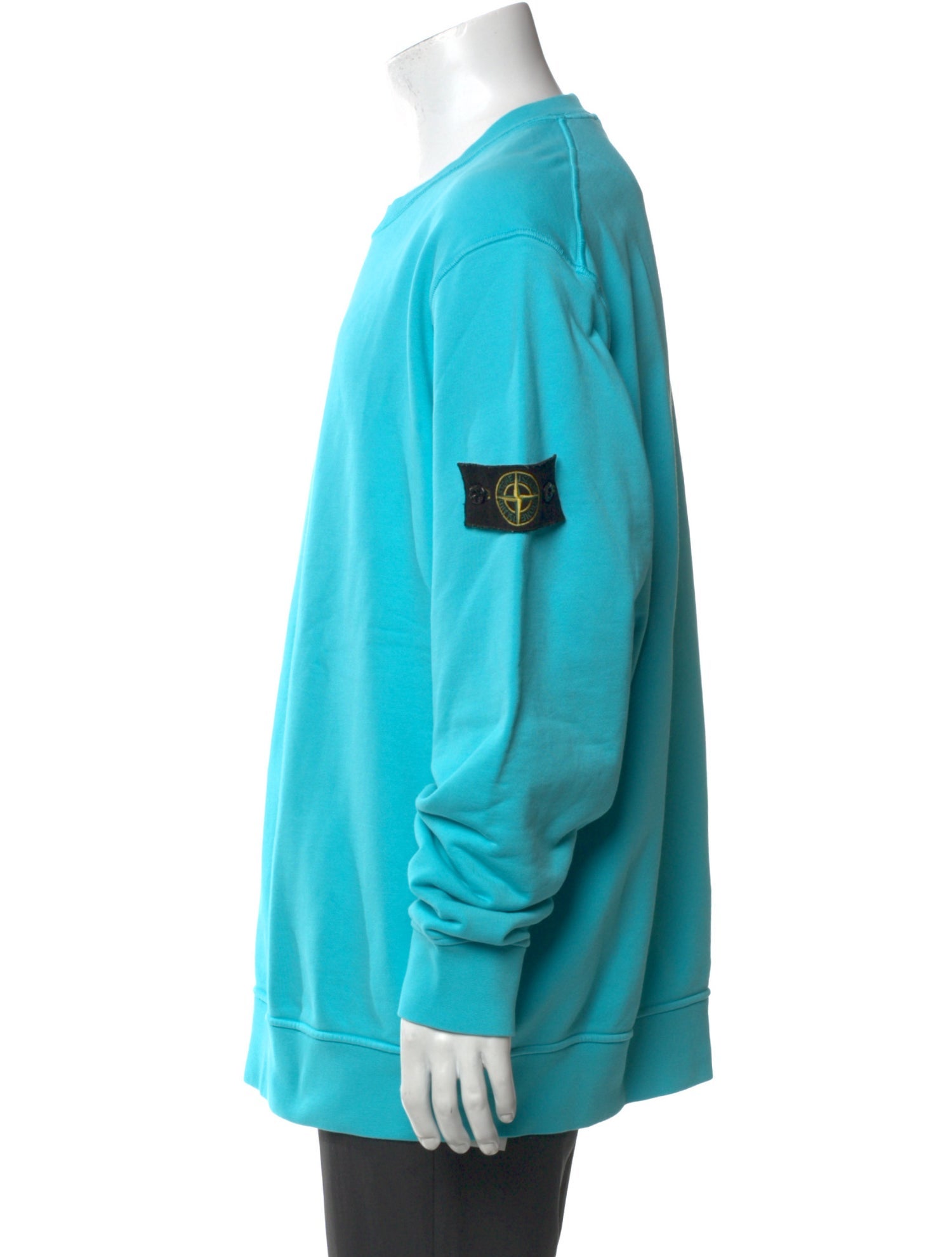 Stone Island Crew Neck Long Sleeve Sweatshirt