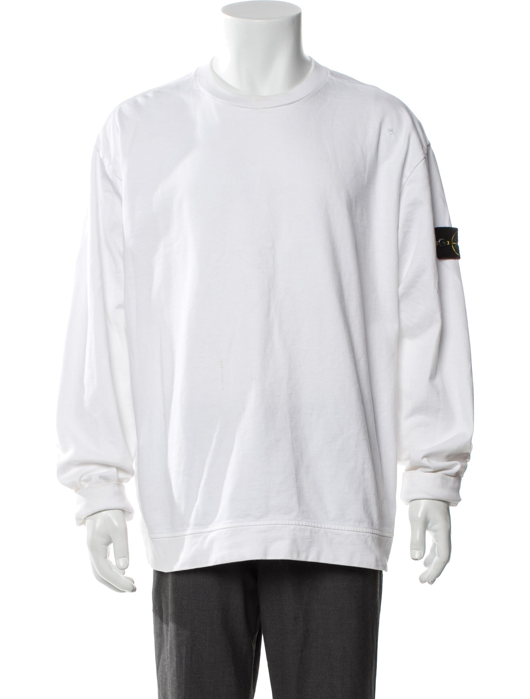 Stone Island Crew Neck Long Sleeve T-Shirt