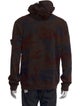 Stone Island Tie-Dye Print Mock Neck Hoodie