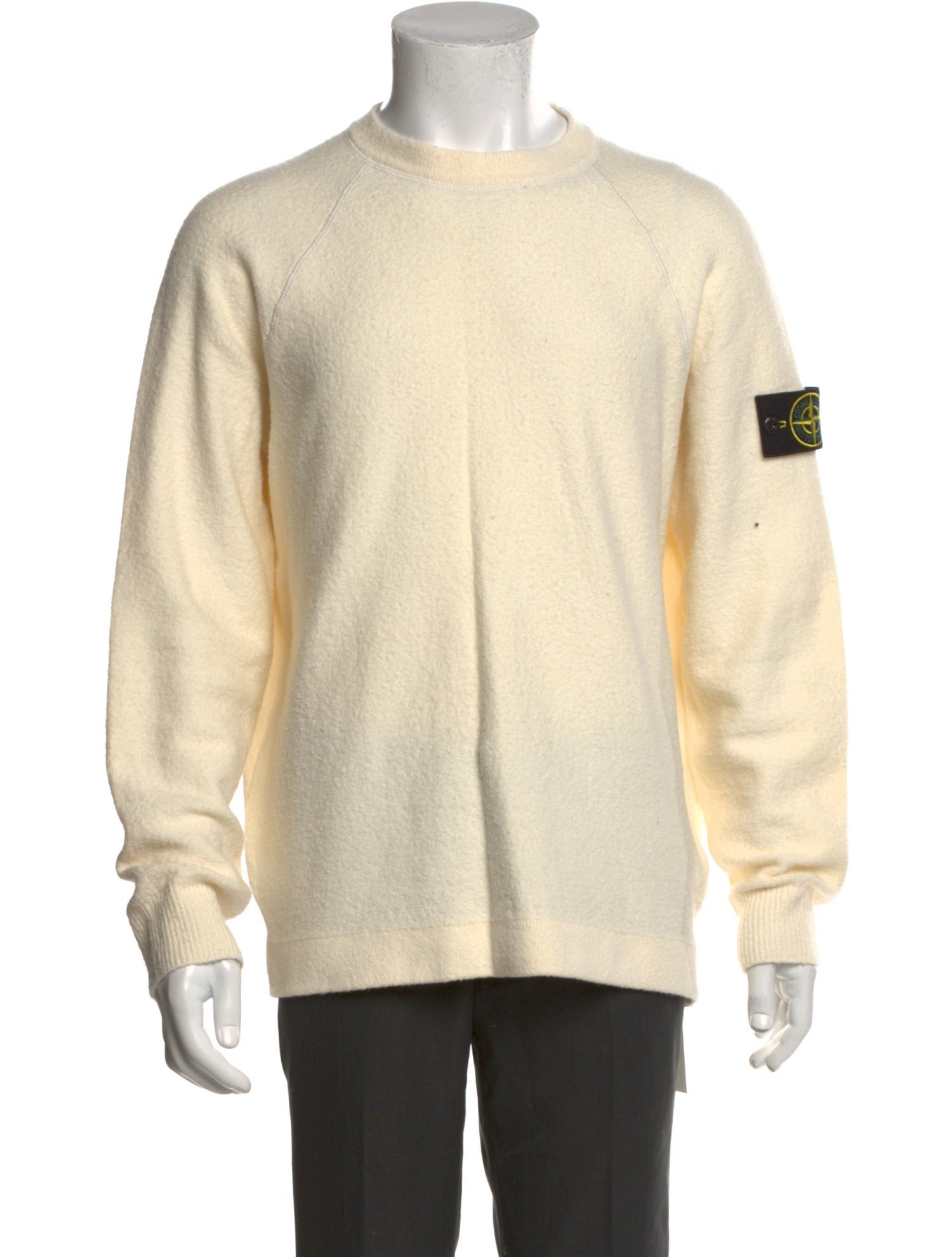 Stone Island Crew Neck Long Sleeve Sweatshirt