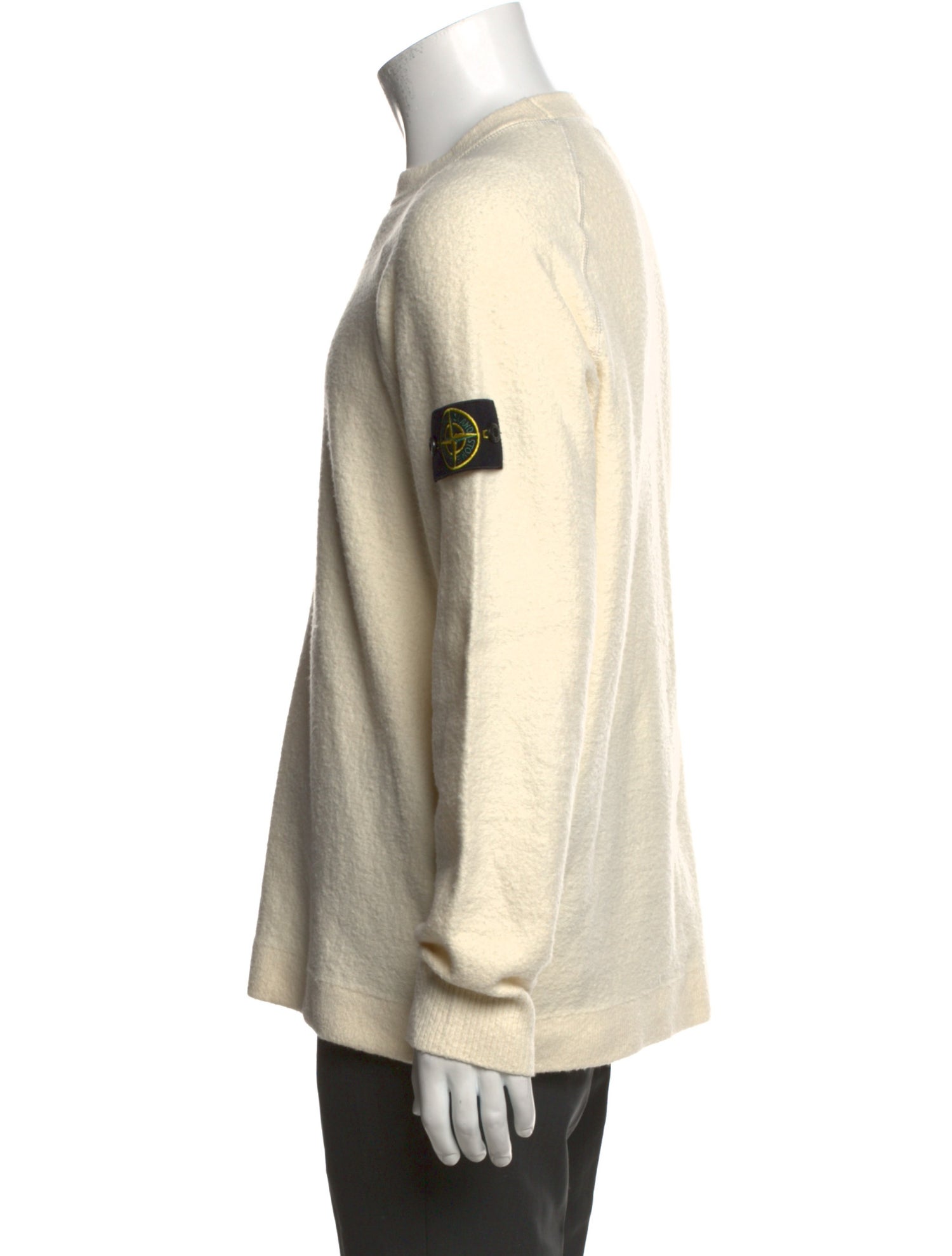 Stone Island Crew Neck Long Sleeve Sweatshirt