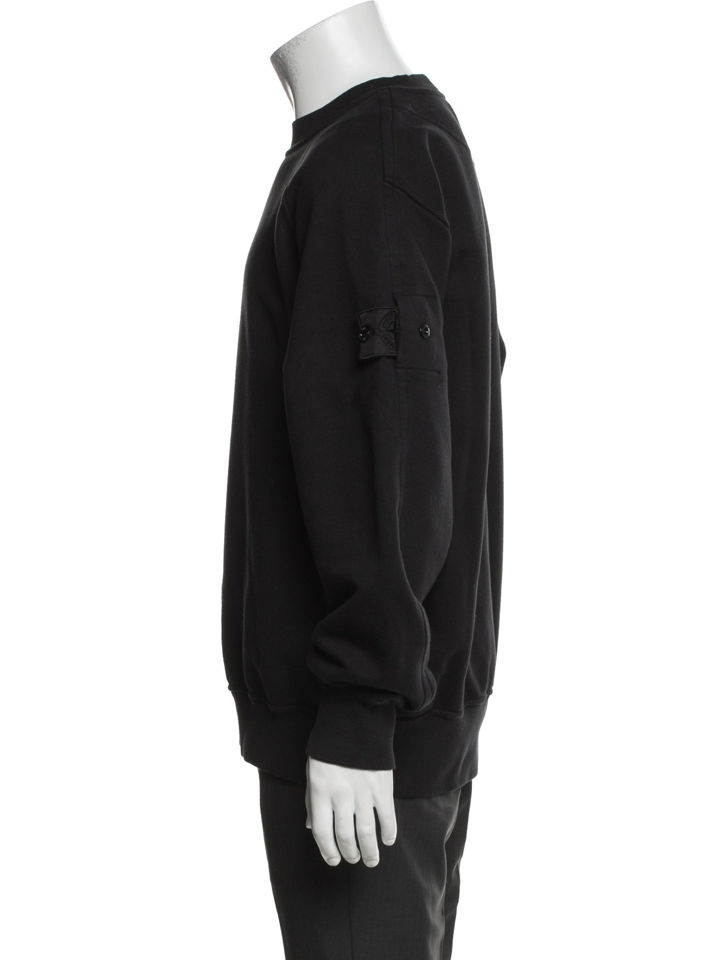 Stone Island Crew Neck Long Sleeve Sweatshirt