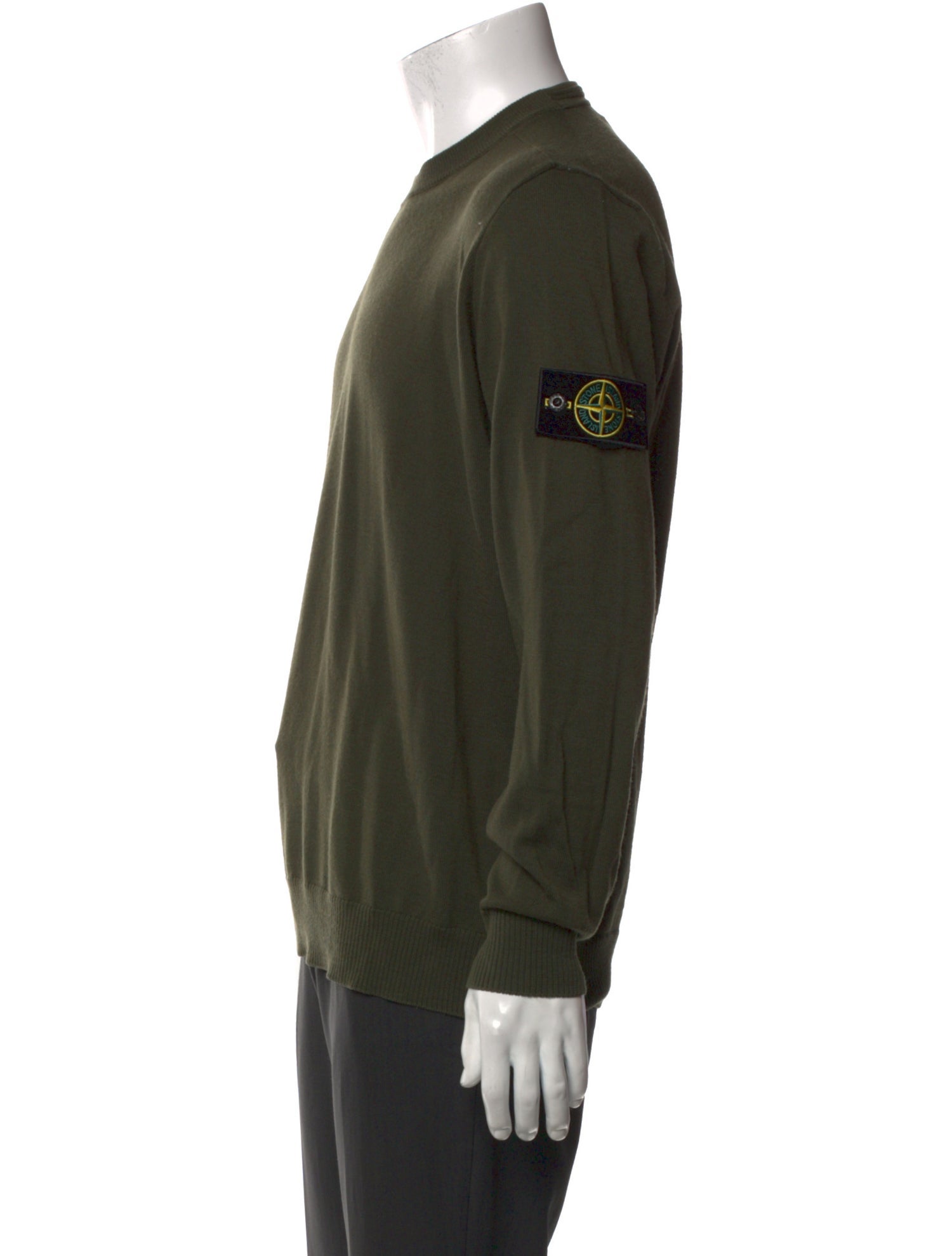 Stone Island Crew Neck Long Sleeve Pullover
