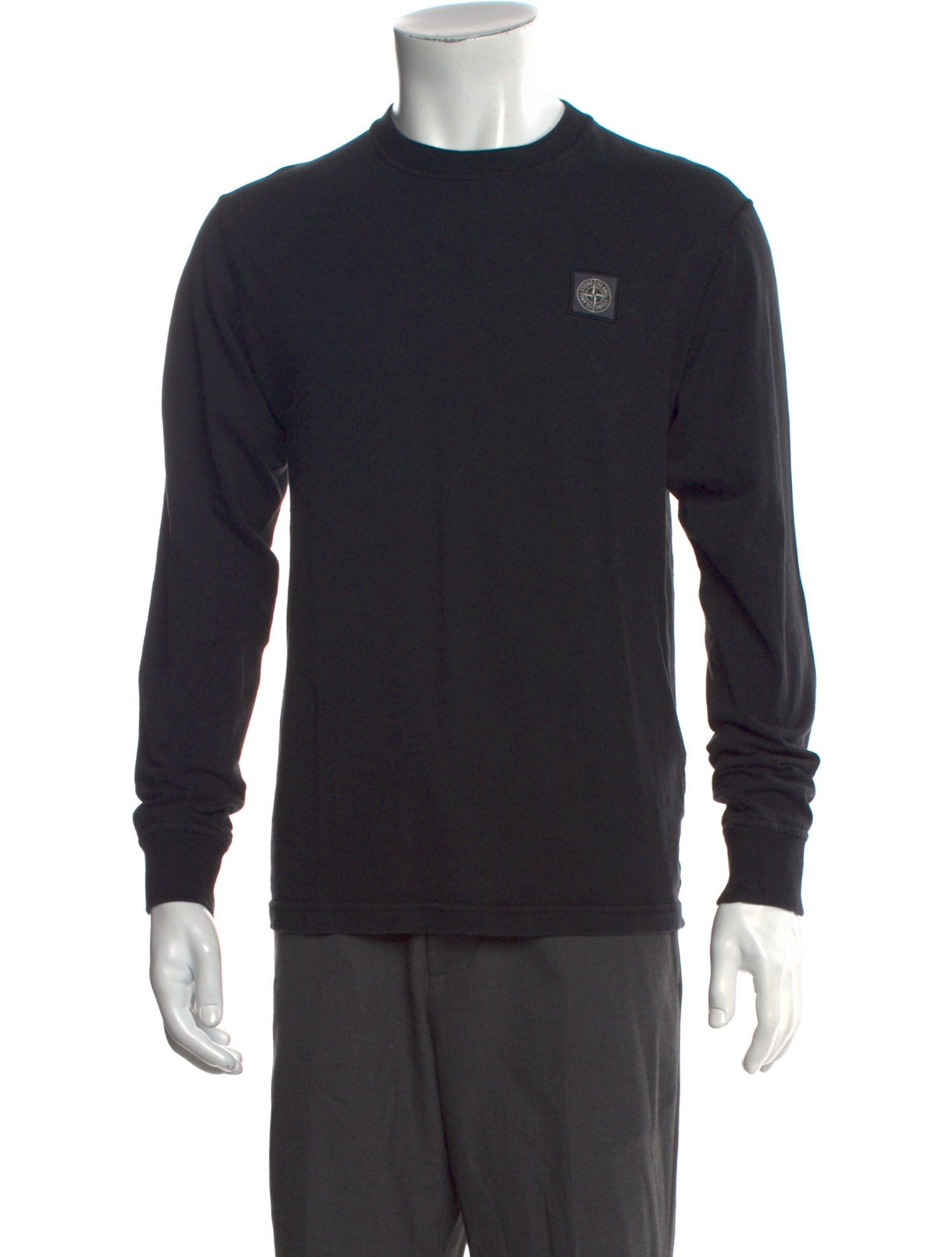 Stone Island Crew Neck Long Sleeve T-Shirt