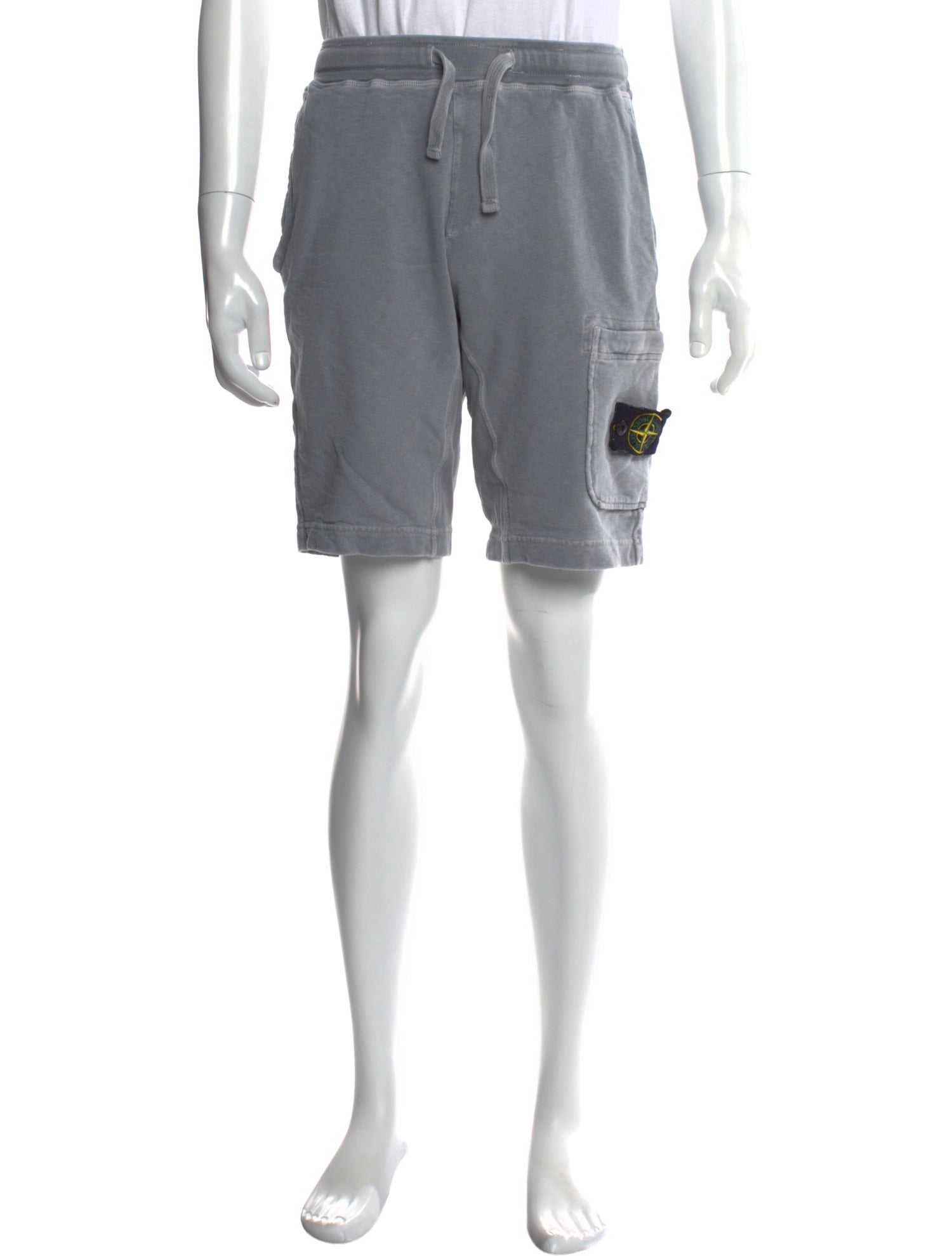 Stone Island Graphic Print Jogger Shorts