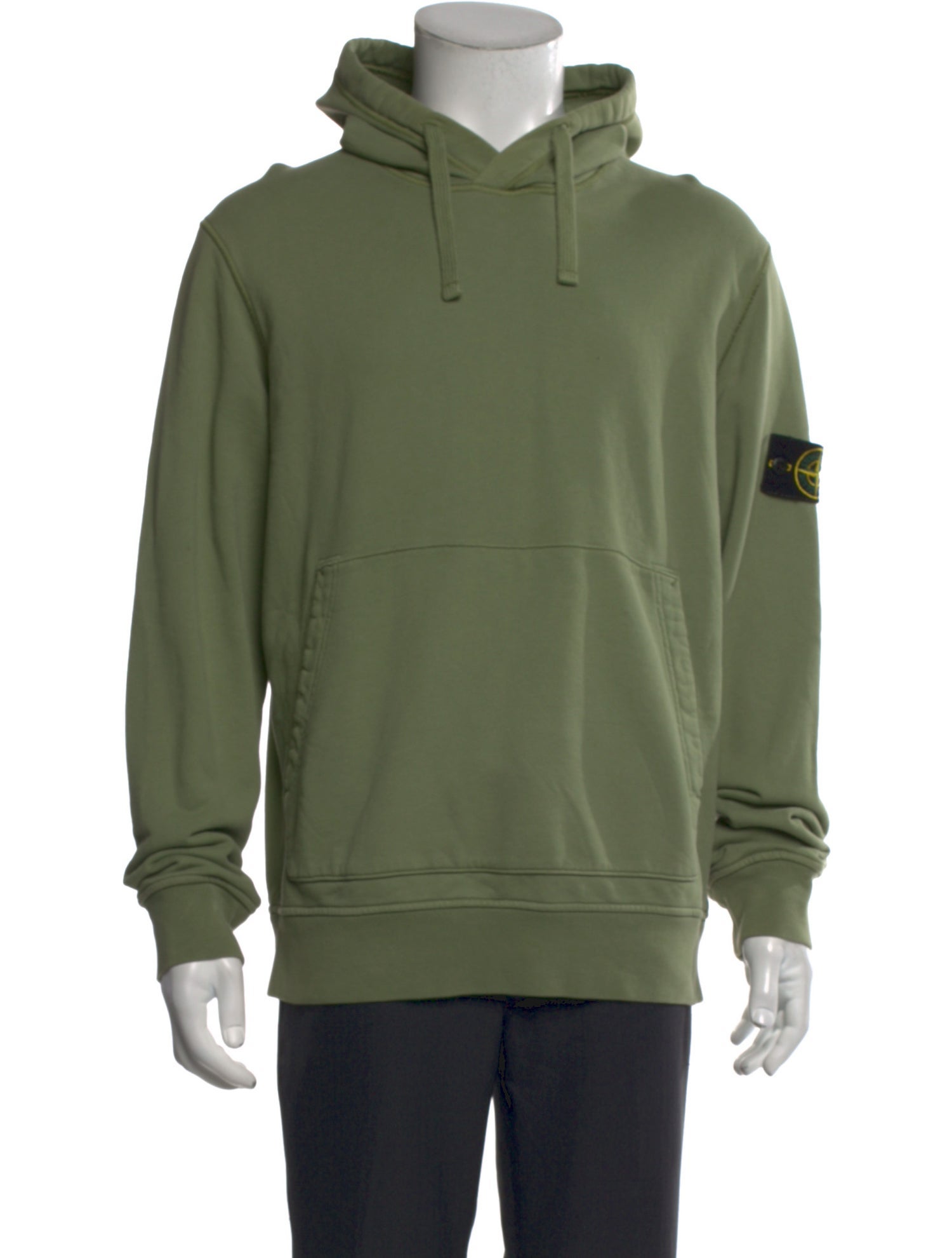 Stone Island Graphic Print Crew Neck Hoodie