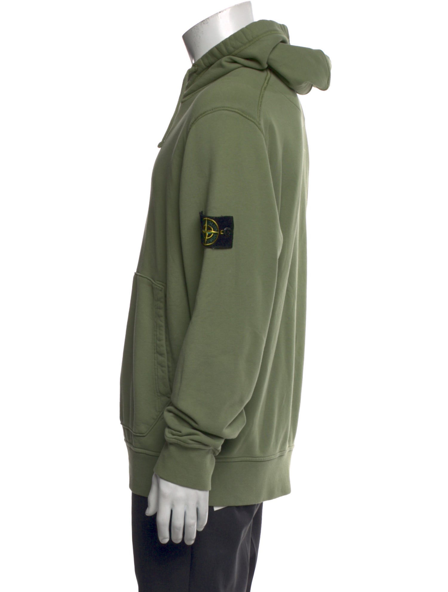Stone Island Graphic Print Crew Neck Hoodie