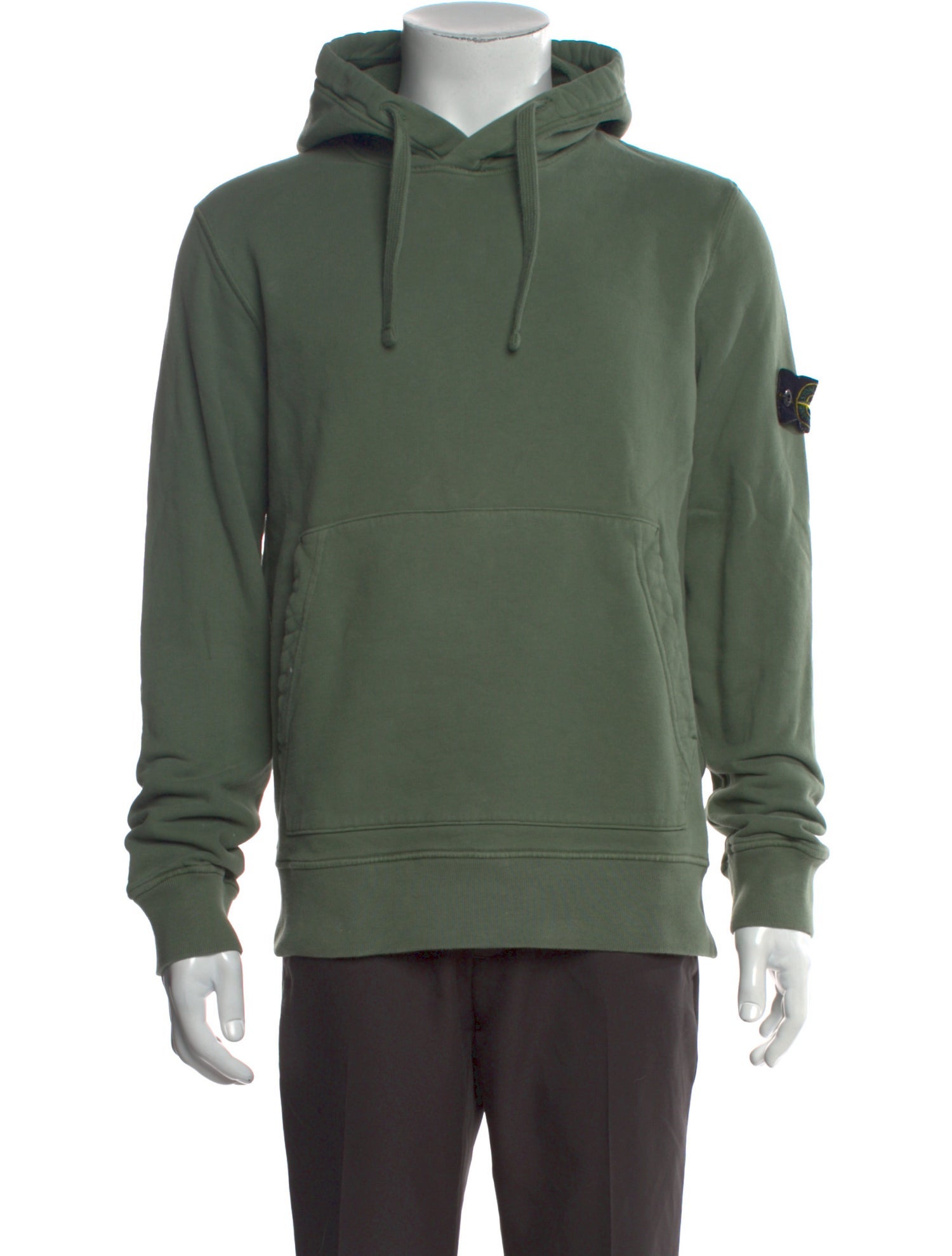 Stone Island Crew Neck Long Sleeve Hoodie
