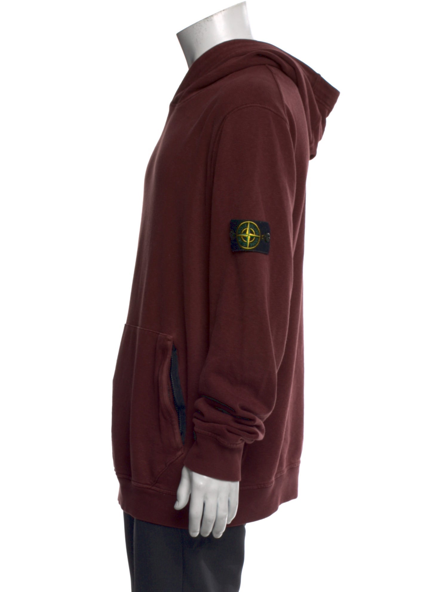 Stone Island Crew Neck Long Sleeve Hoodie