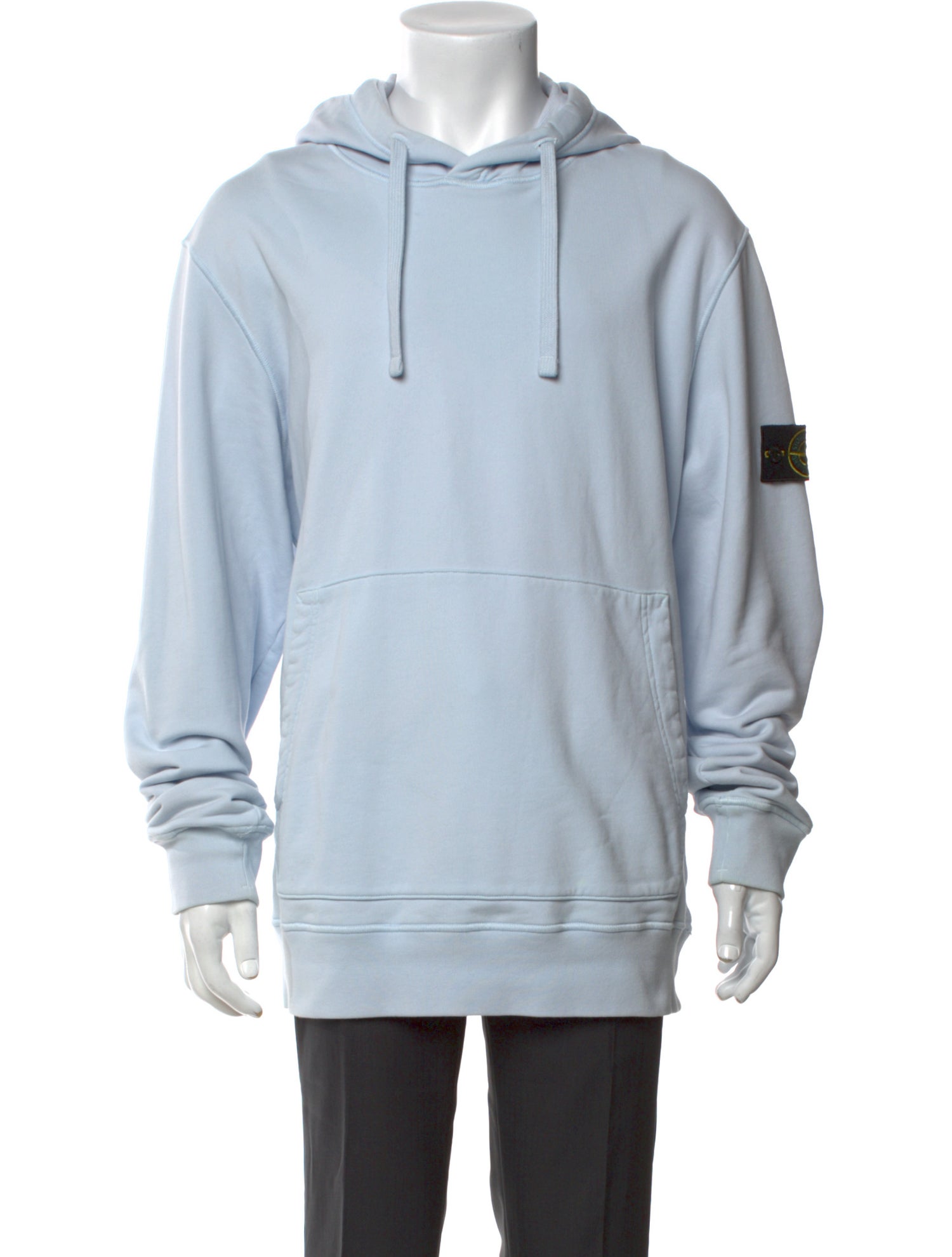 Stone Island Crew Neck Long Sleeve Hoodie