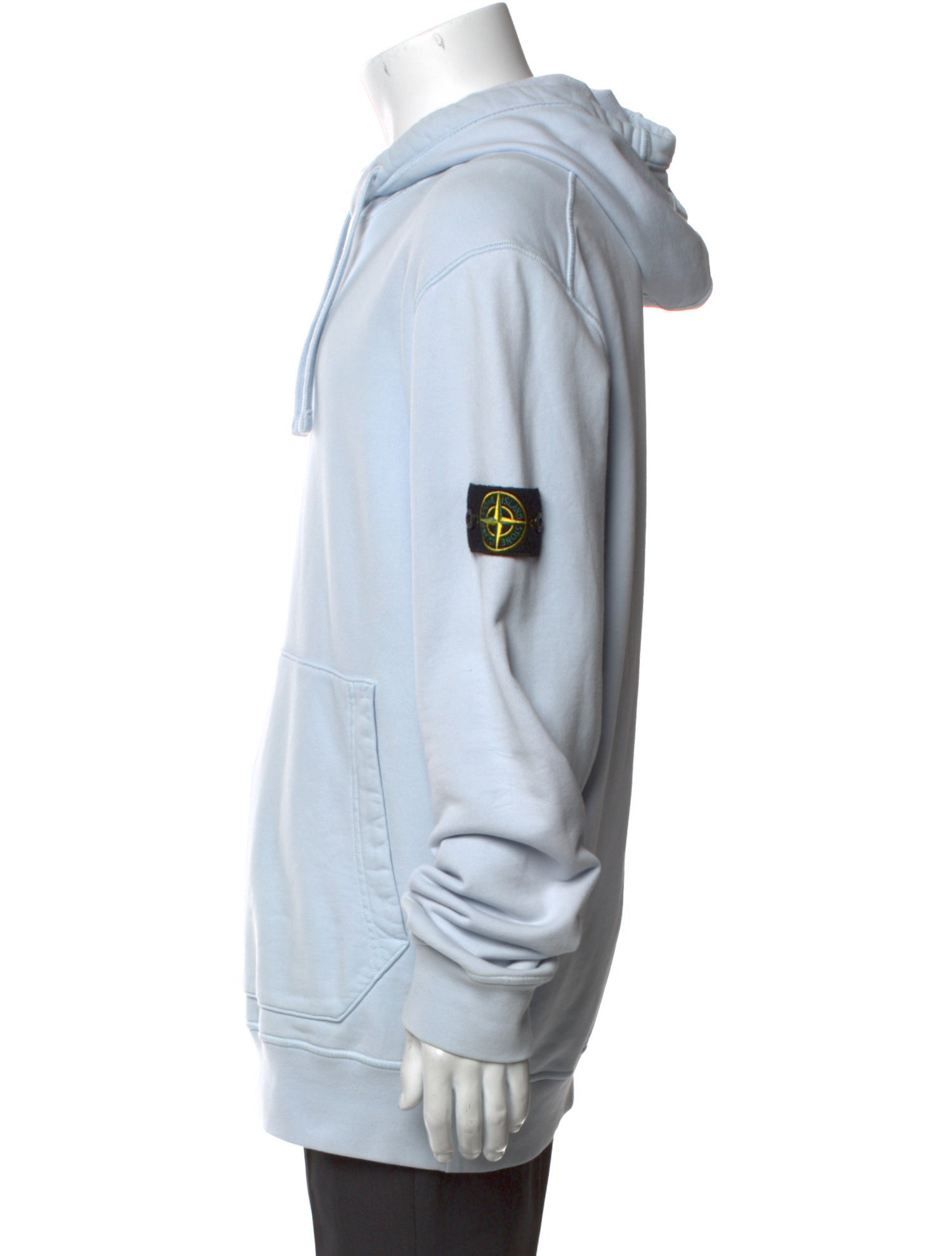Stone Island Crew Neck Long Sleeve Hoodie