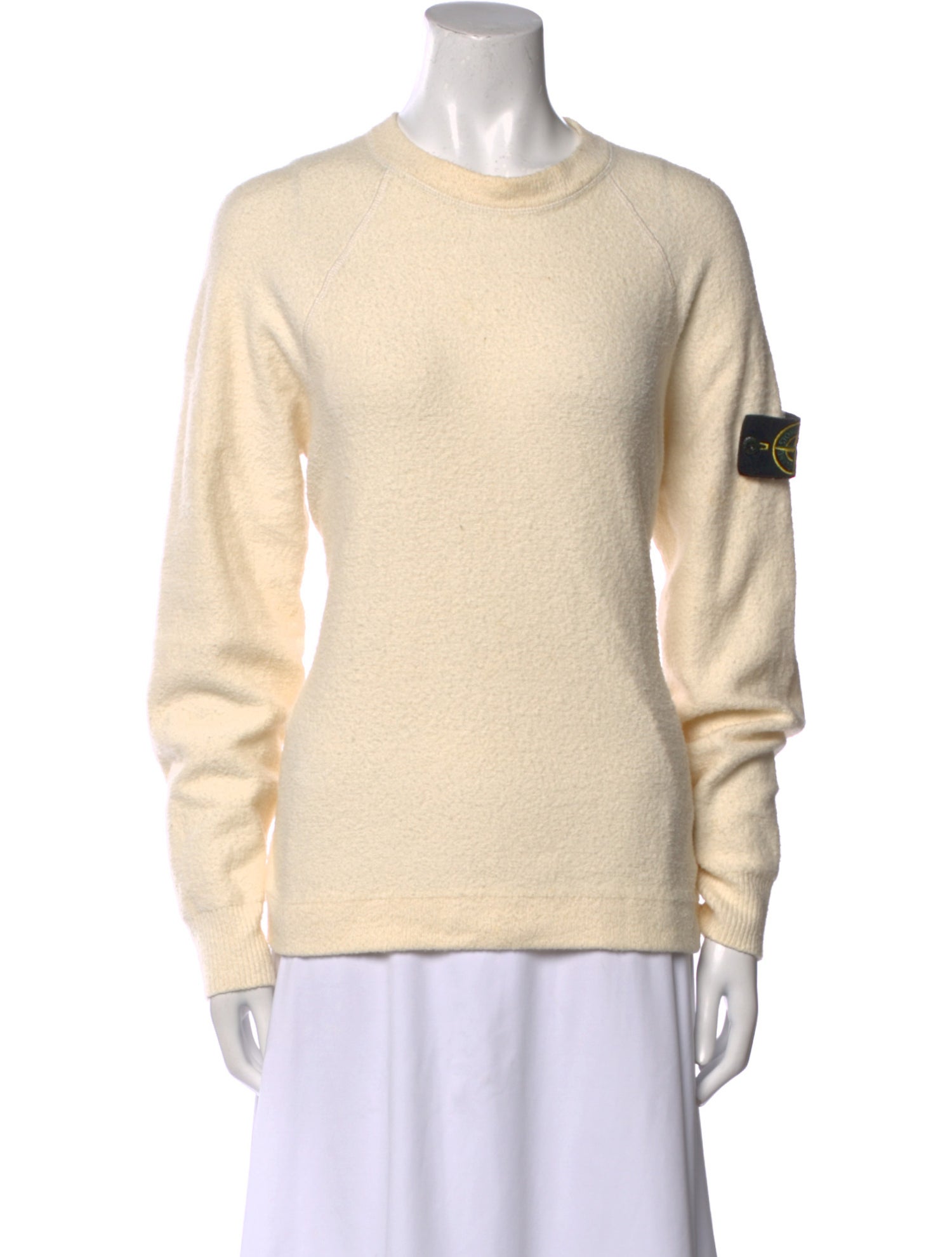 Stone Island Crew Neck Long Sleeve Sweatshirt