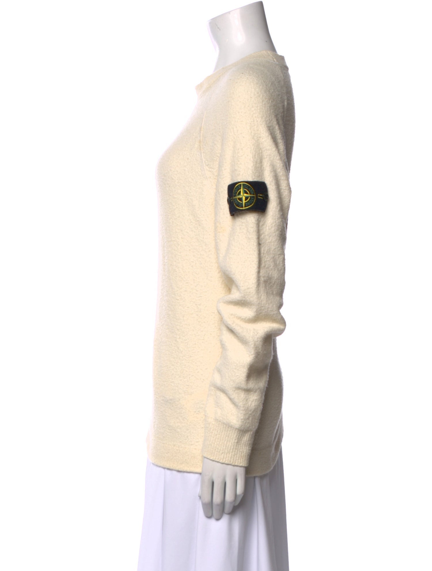 Stone Island Crew Neck Long Sleeve Sweatshirt