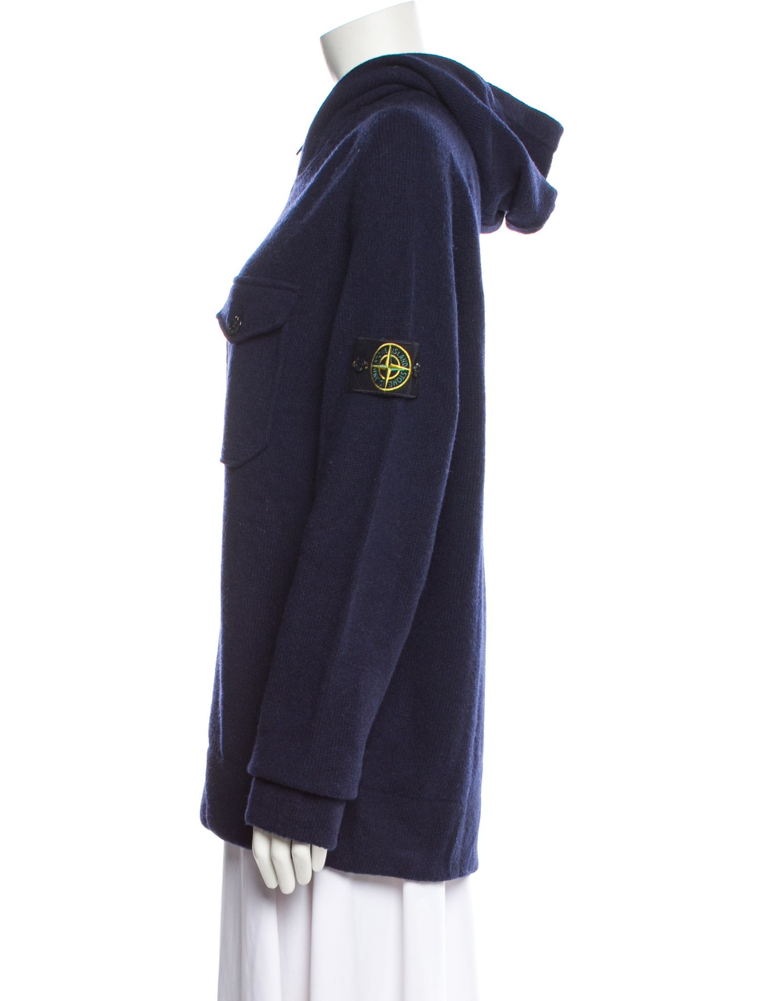 Stone Island Wool Crew Neck Sweatshirt
