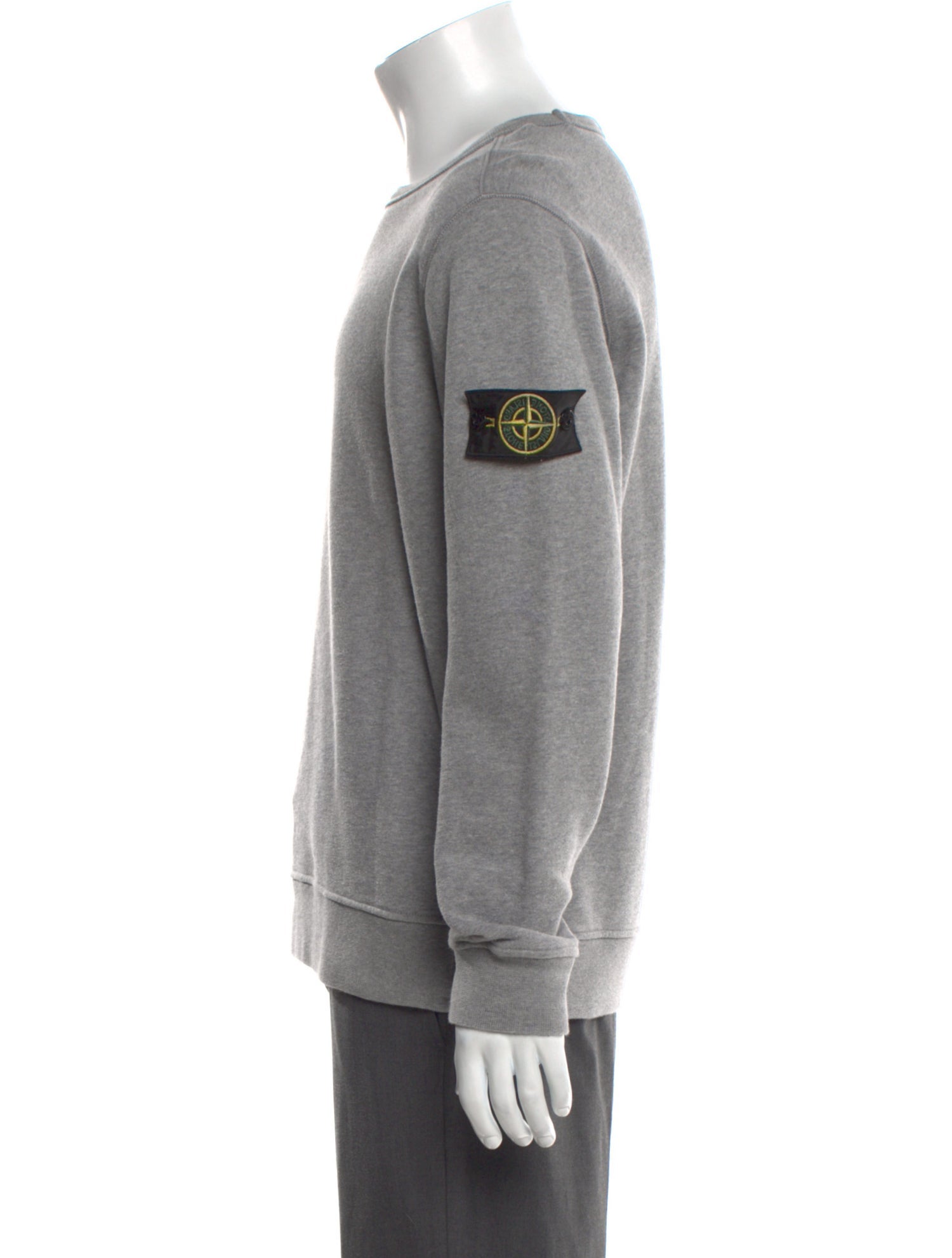 Stone Island Crew Neck Long Sleeve Sweatshirt