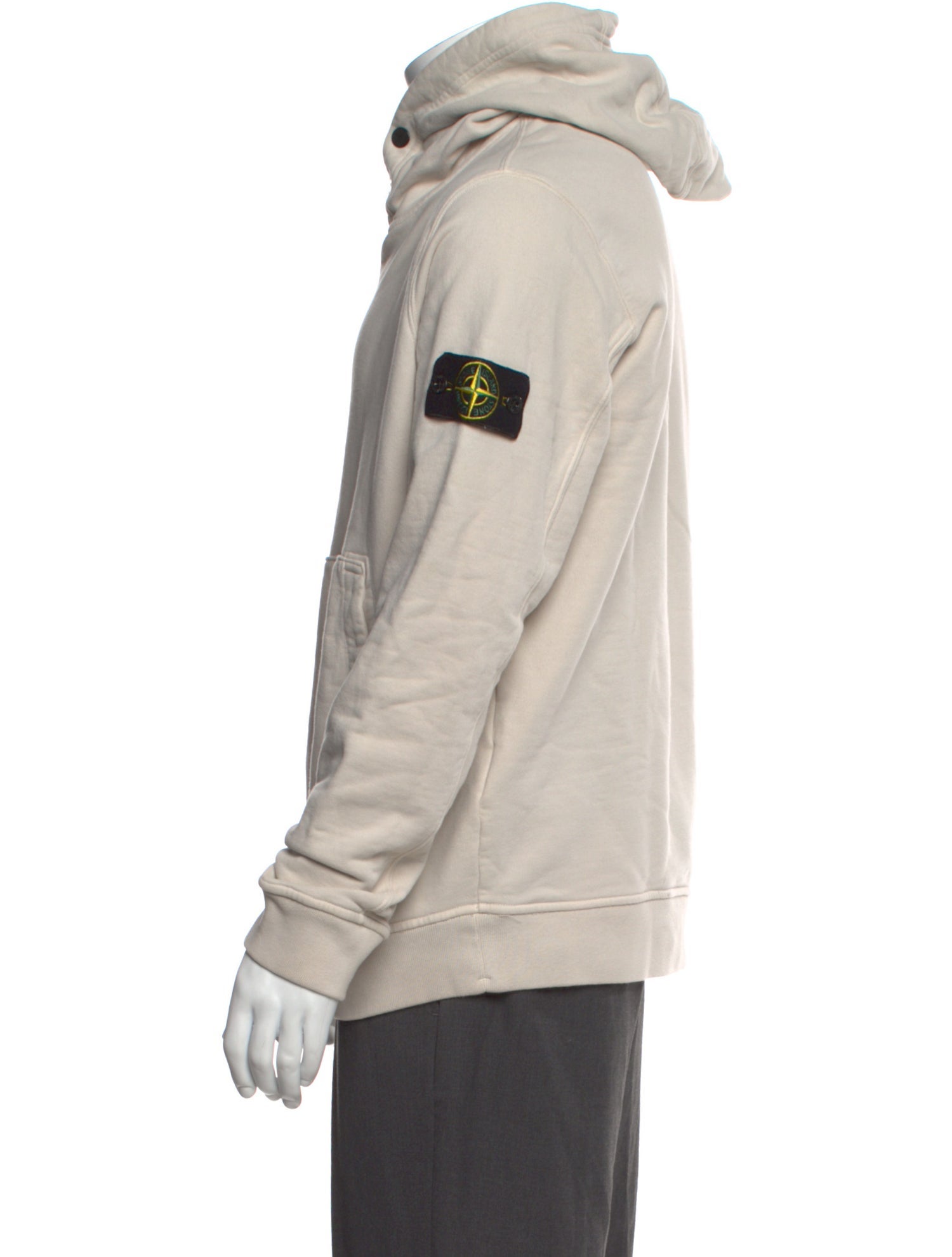 Stone Island Crew Neck Long Sleeve Hoodie