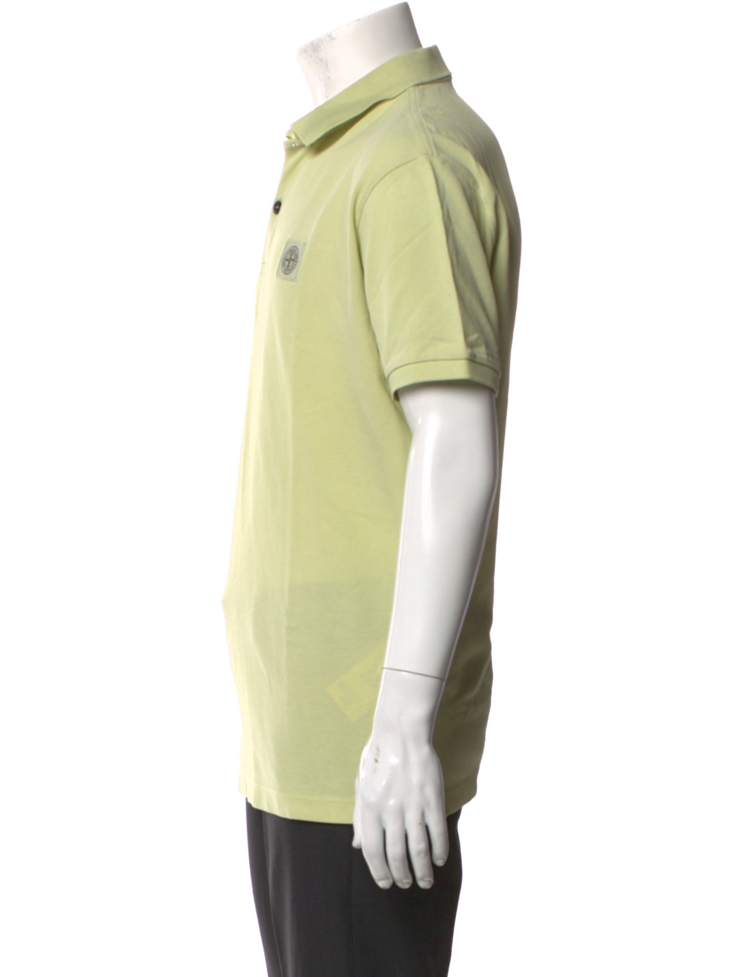 Stone Island Collar Short Sleeve Polo Shirt