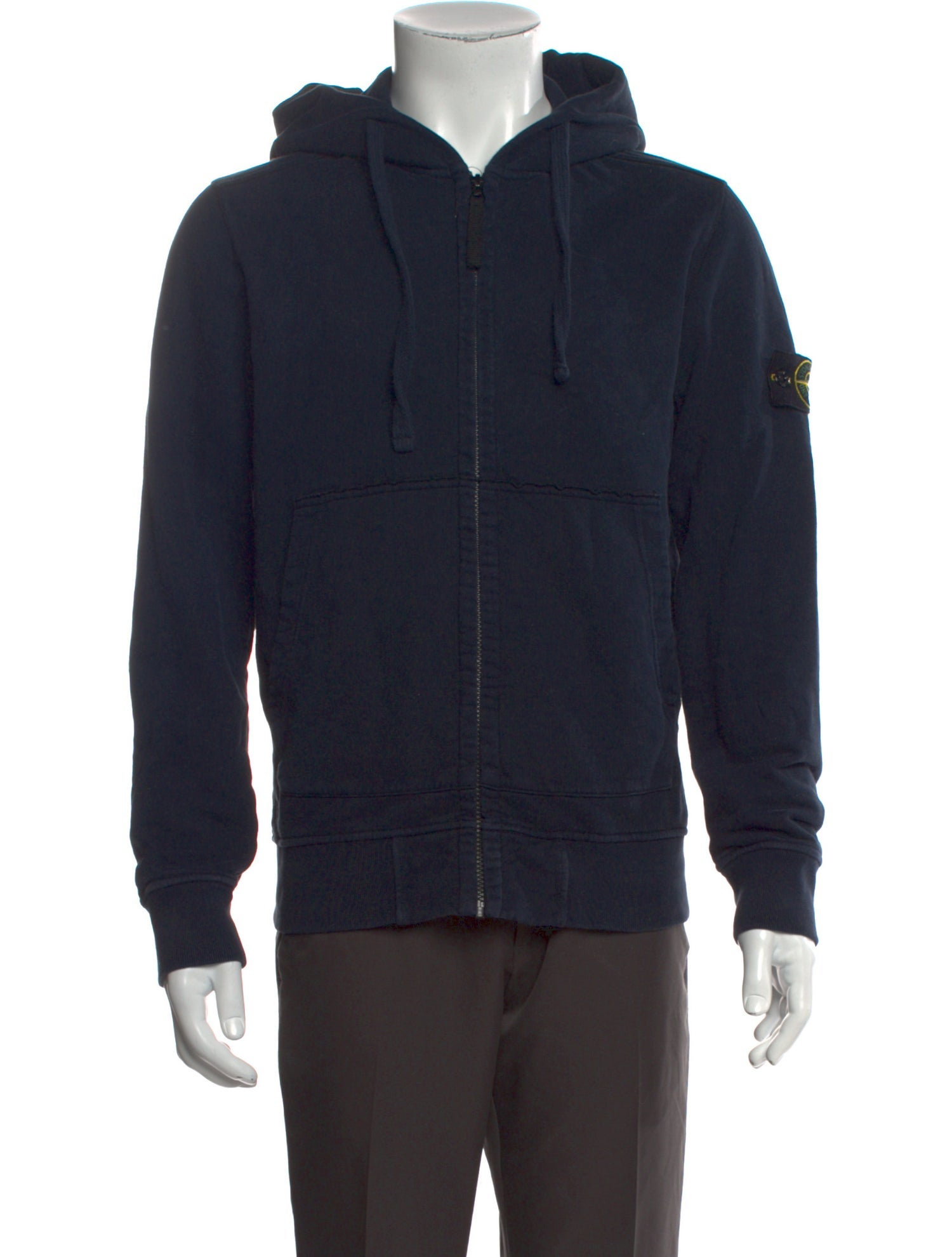 Stone Island Crew Neck Long Sleeve Hoodie