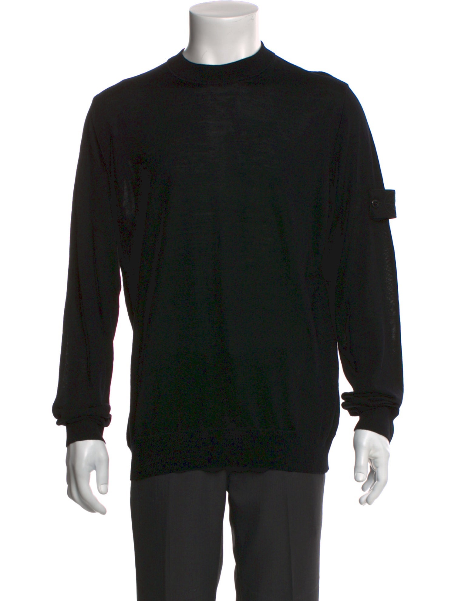 Stone Island Crew Neck Long Sleeve T-Shirt