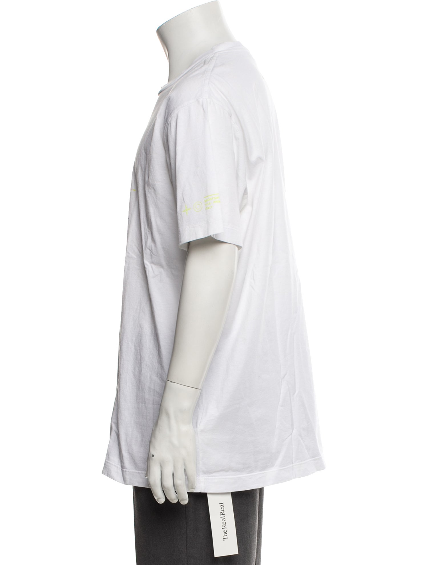 Stone Island Graphic Print Crew Neck T-Shirt