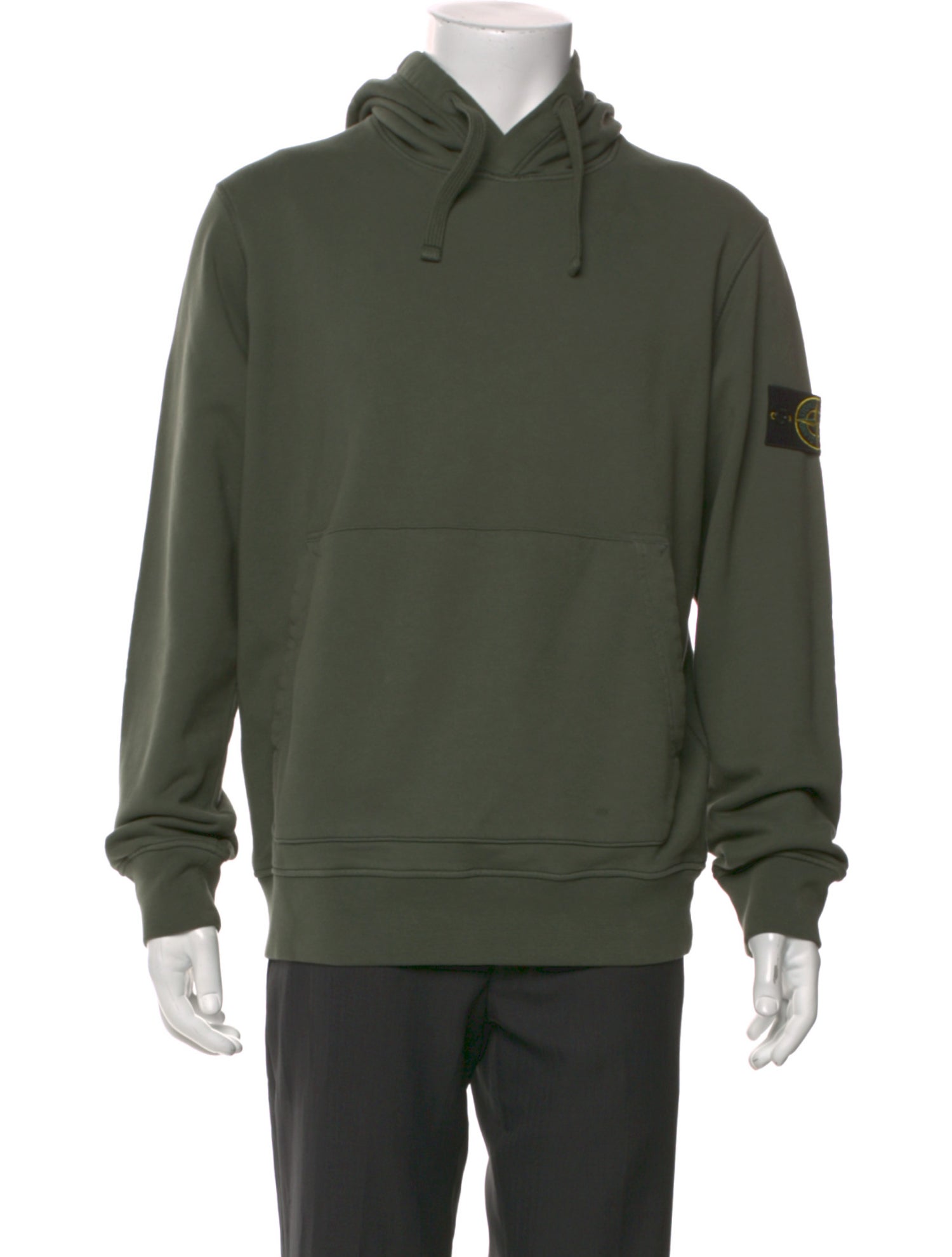 Stone Island Crew Neck Long Sleeve Hoodie