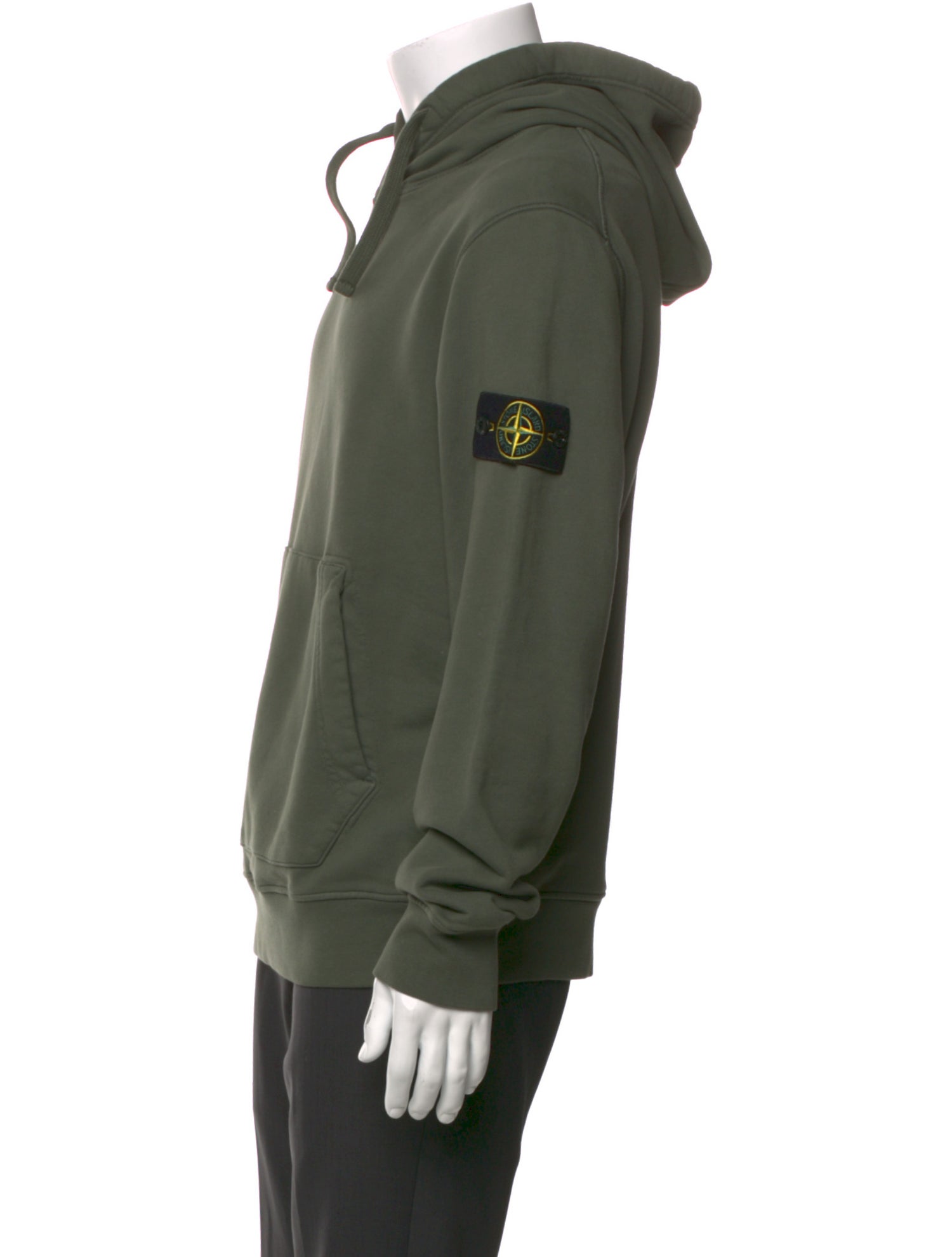 Stone Island Crew Neck Long Sleeve Hoodie