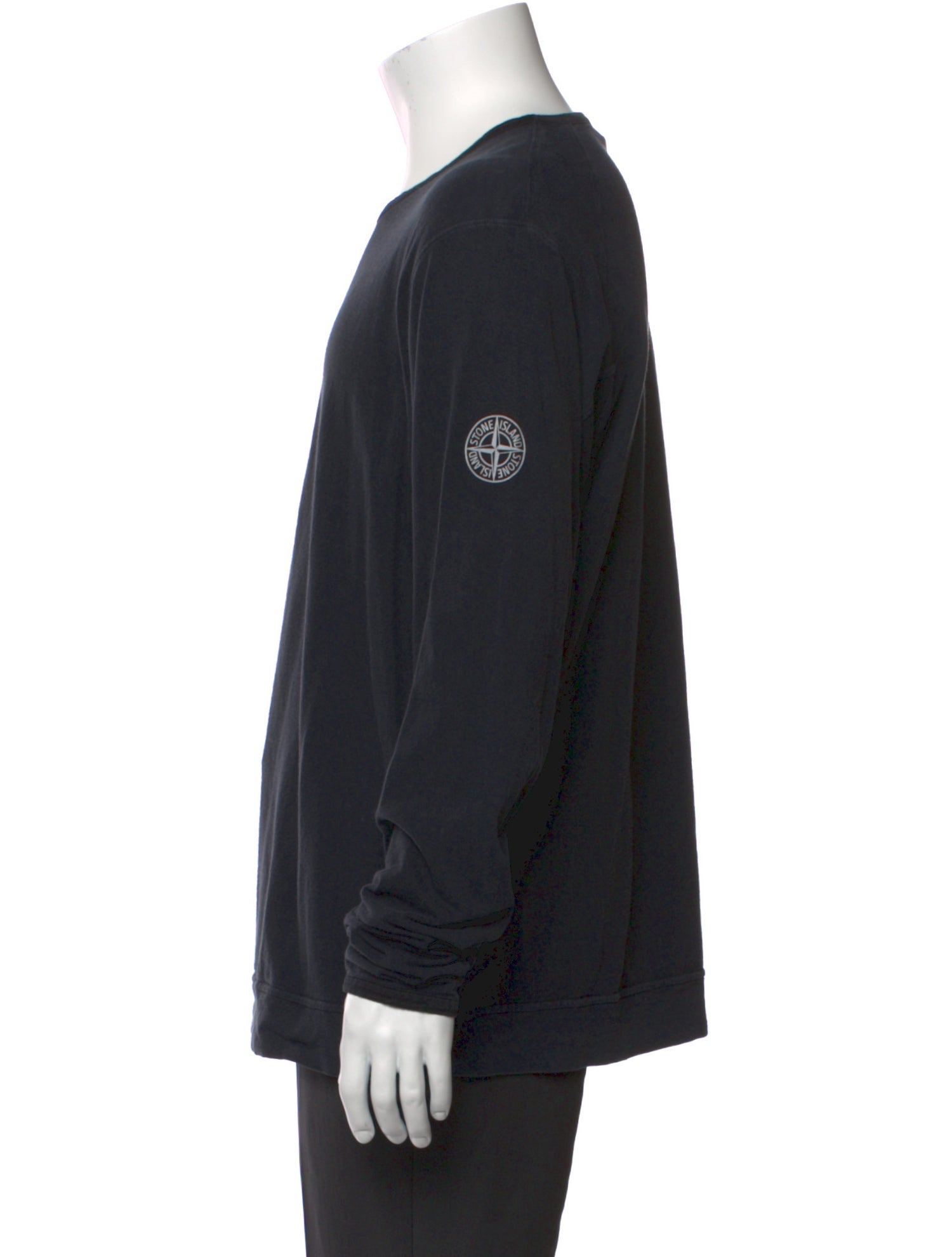 Stone Island Crew Neck Long Sleeve T-Shirt