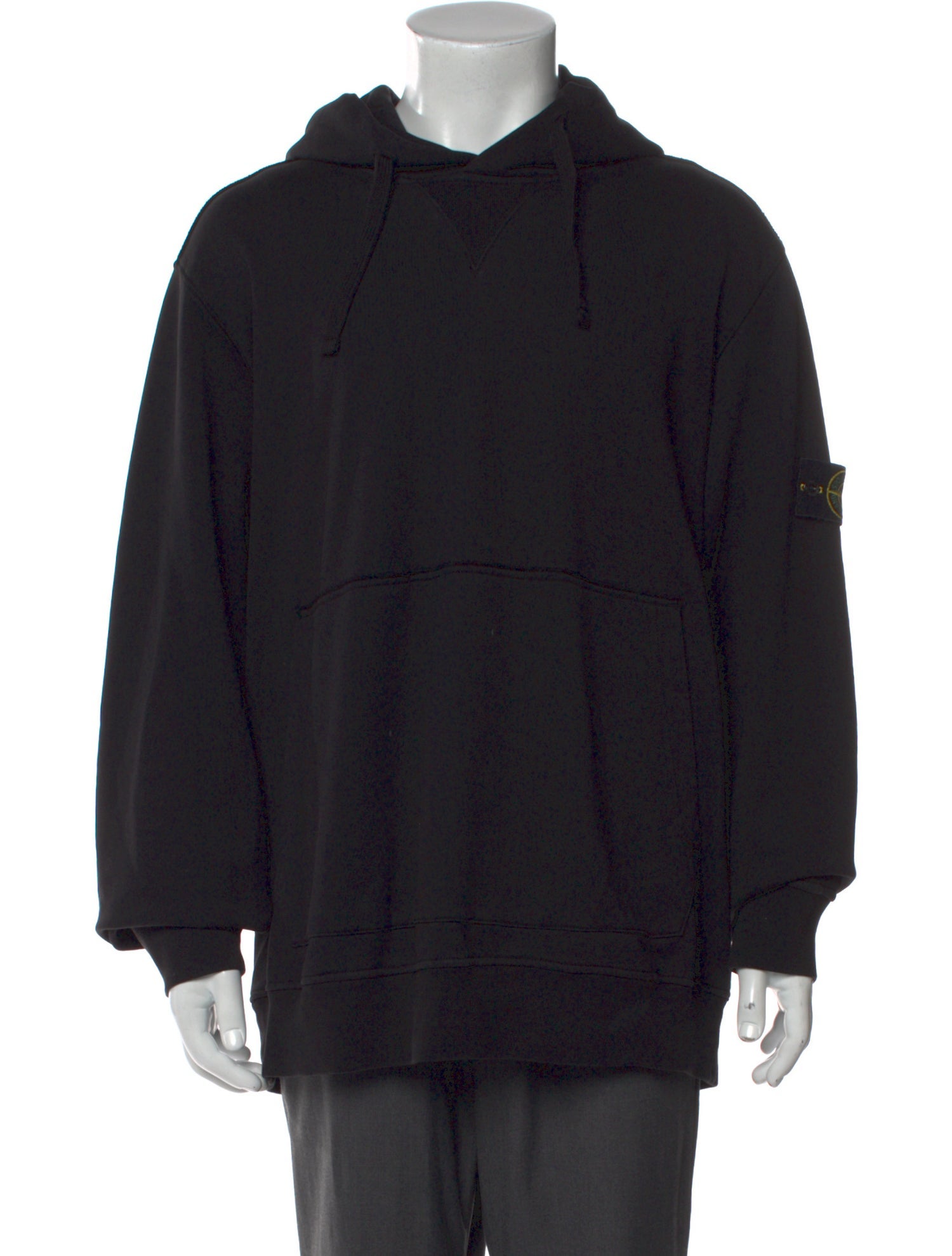 Stone Island Crew Neck Long Sleeve Hoodie