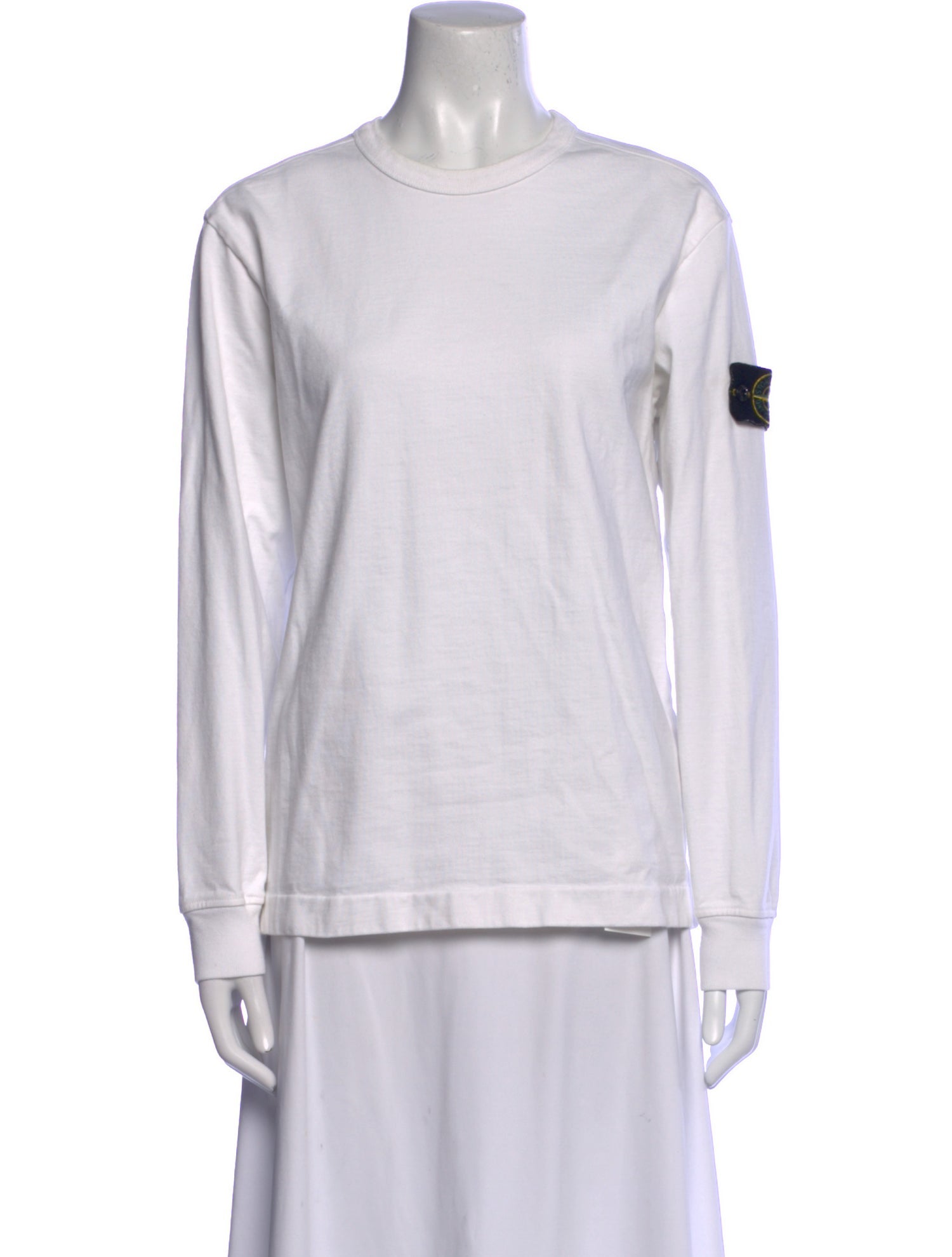 Stone Island Crew Neck Long Sleeve Sweatshirt