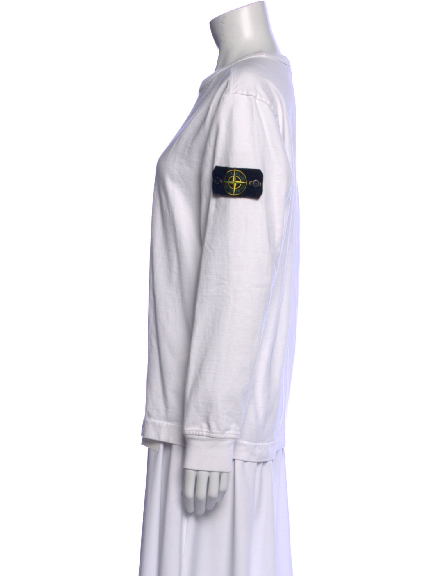 Stone Island Crew Neck Long Sleeve Sweatshirt